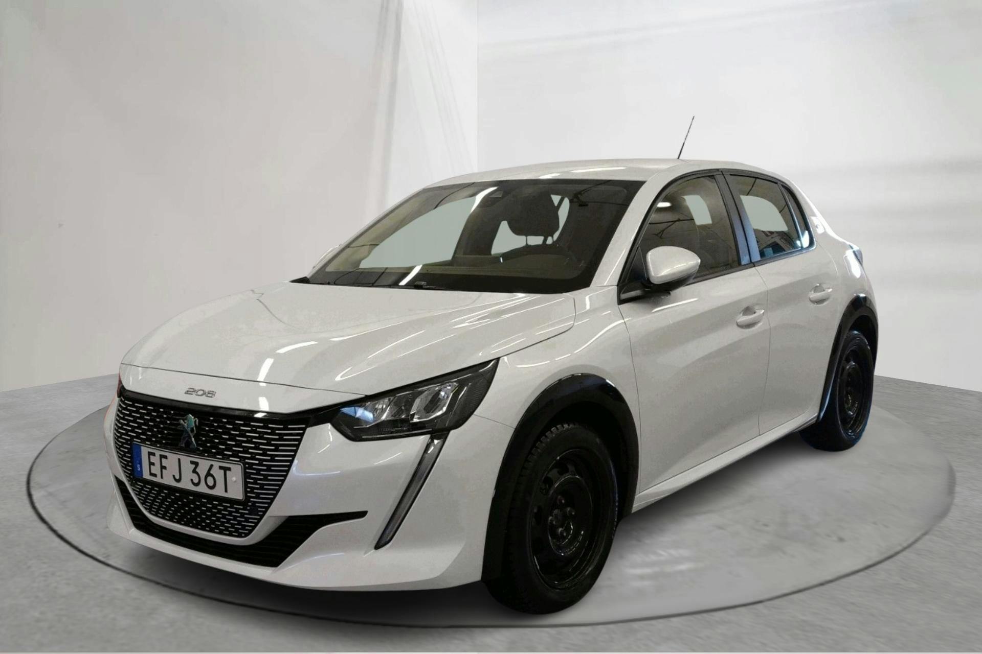 Presentation photo 1 of 15: Peugeot e-208 50kWh 5dr (136hk) - 52 030 km - Automatic - white - 2022