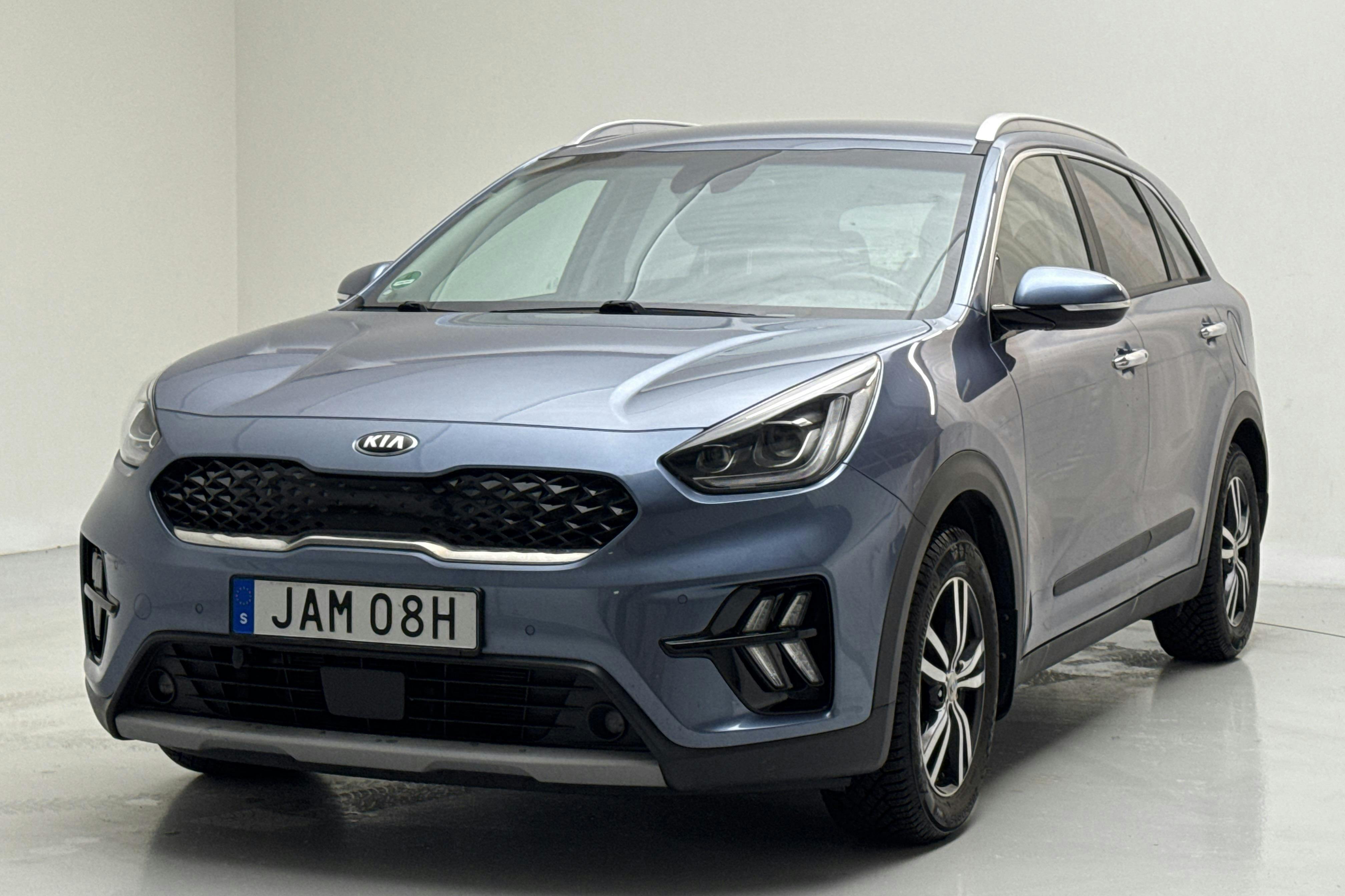 Presentation photo 1 of 15: KIA Niro Hybrid 1.6 (141hk) - 103 220 km - Automatic - blue - 2020