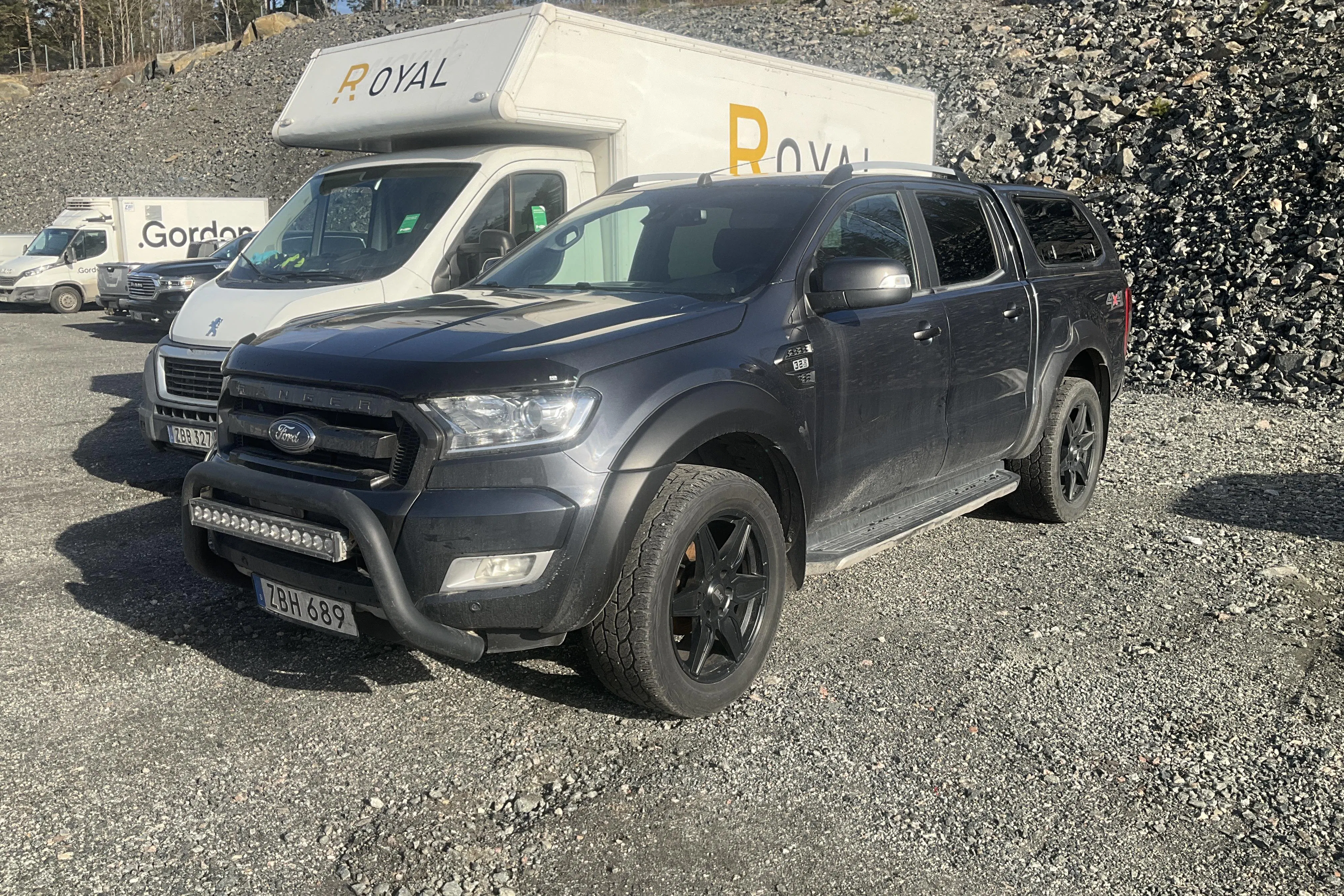 Presentation photo 1 of 14: Ford Ranger 3.2 TDCi 4WD (200hk) - 192 380 km - Automatic - gray - 2018