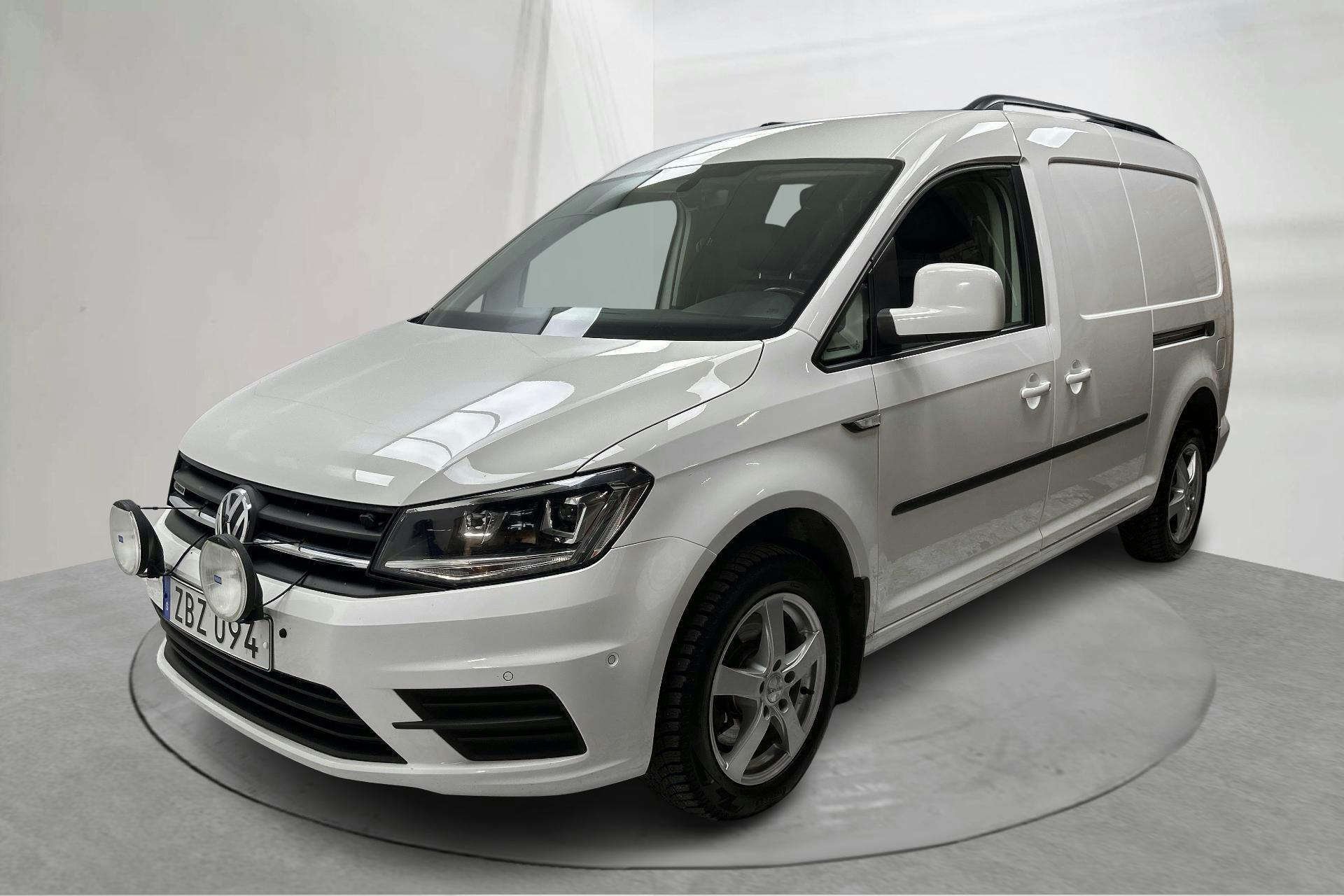 Presentation photo 1 of 14: VW Caddy 2.0 TDI Maxi Skåp 4MOTION (150hk) - 88 690 km - Automatic - white - 2018