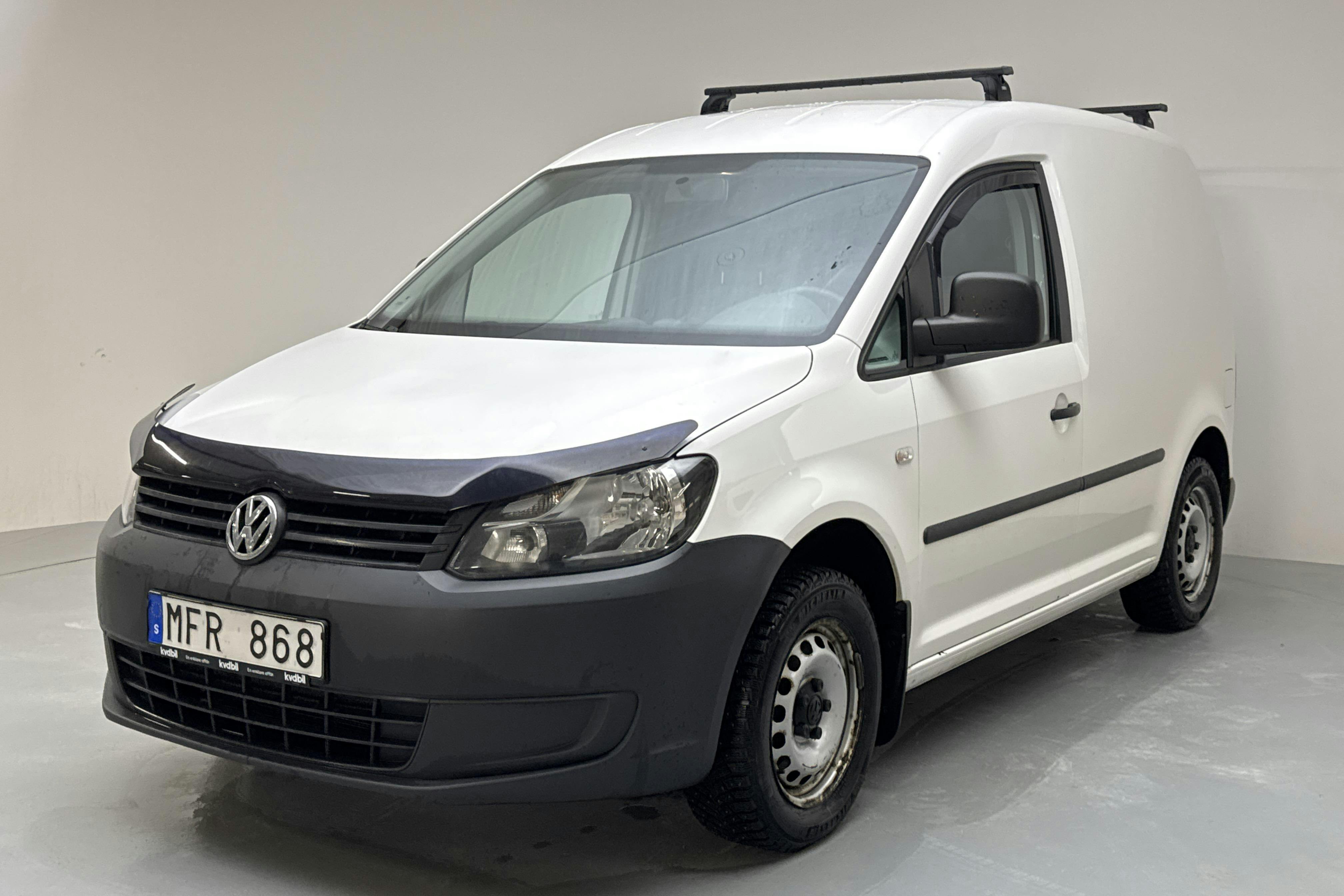 Presentation photo 1 of 11: VW Caddy 1.6 TDI Skåp (102hk) - 161 570 km - Manual - white - 2012