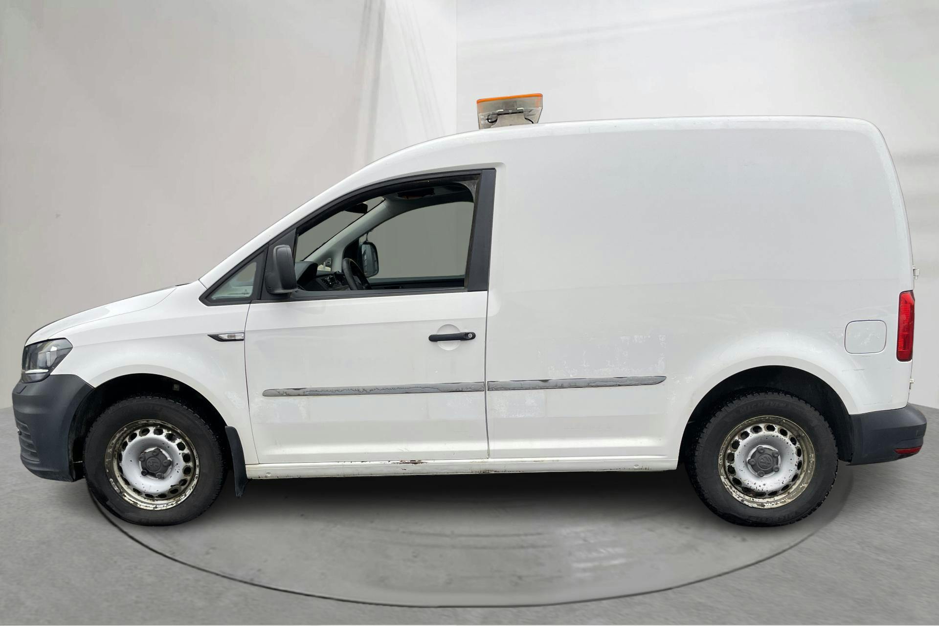 Presentation photo 2 of 14: VW Caddy 2.0 TDI Skåp (102hk) - 98 320 km - Automatic - white - 2017