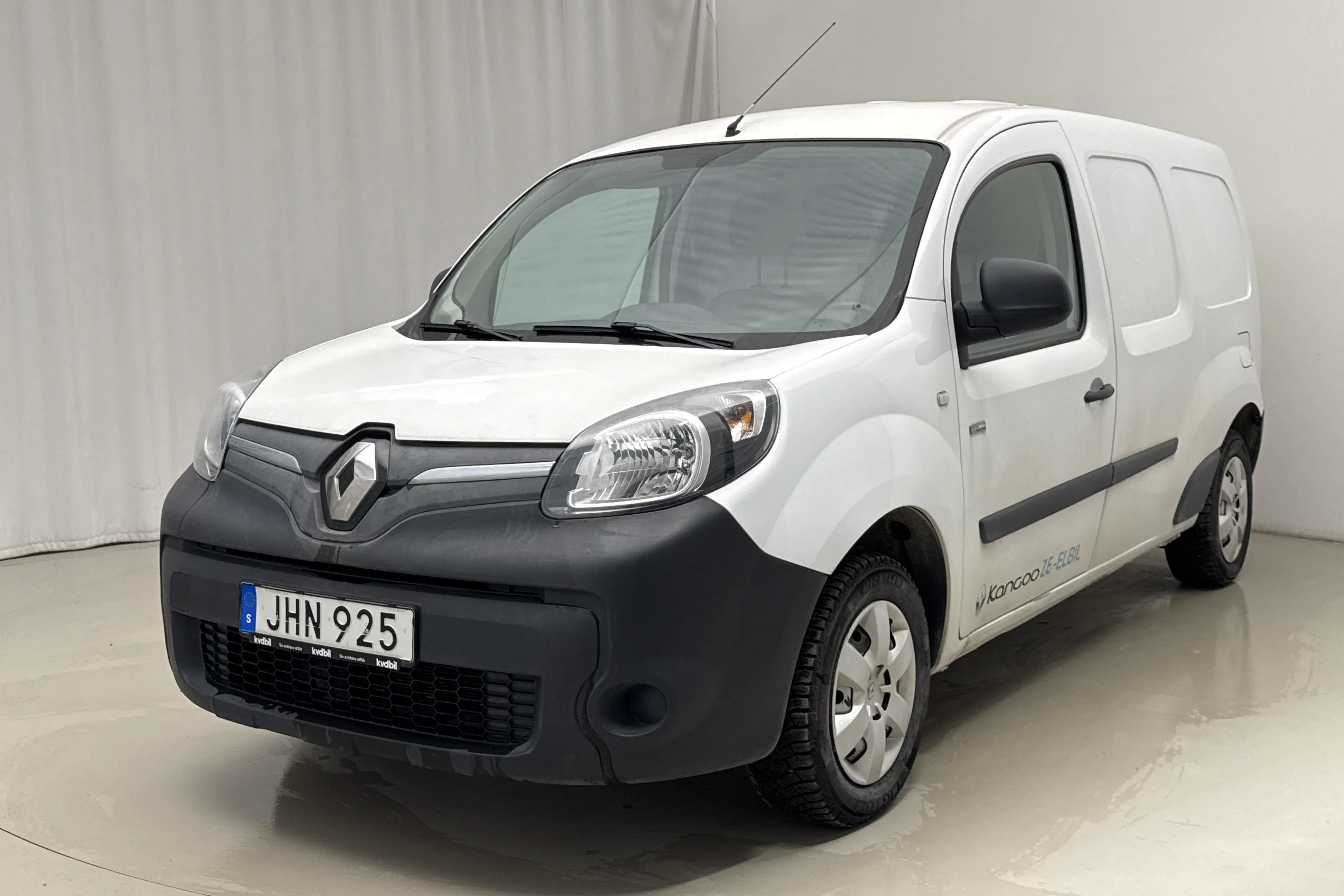 Presentation photo 1 of 15: Renault Kangoo Z.E Power Plus 33kWh Maxi Skåp (60hk) - 28 340 km - Automatic - white - 2019