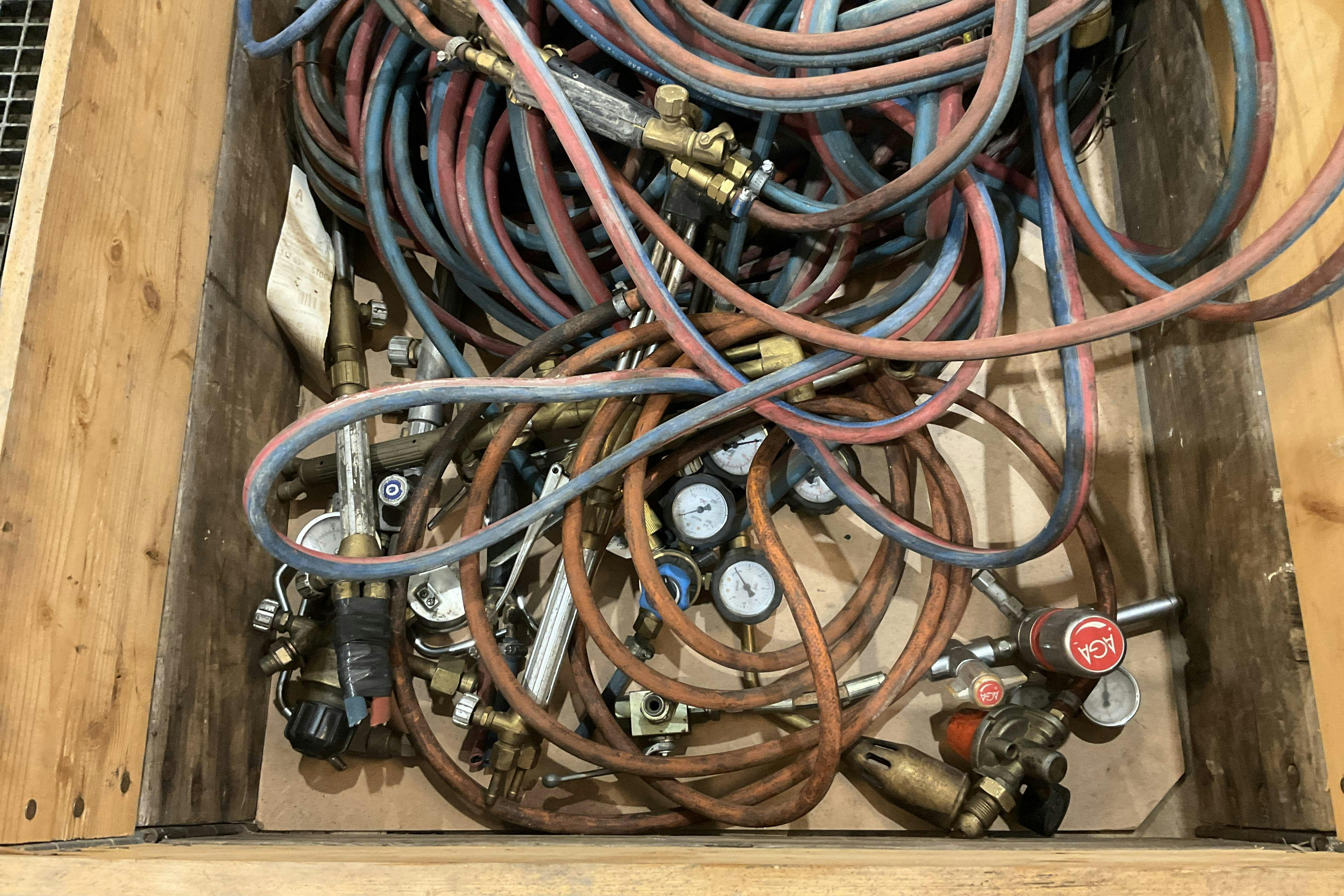 Presentation photo 21 of 21: Svetsutrustning Gaskärror, svetsar & slangpaket - 0 km