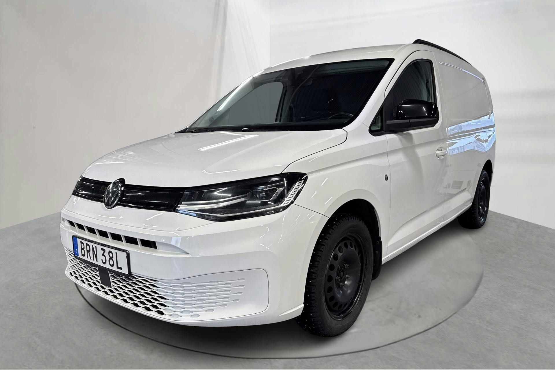 Presentation photo 1 of 16: VW Caddy Cargo 2.0 TDI Skåp 4MOTION (122hk) - 139 440 km - Manual - white - 2023