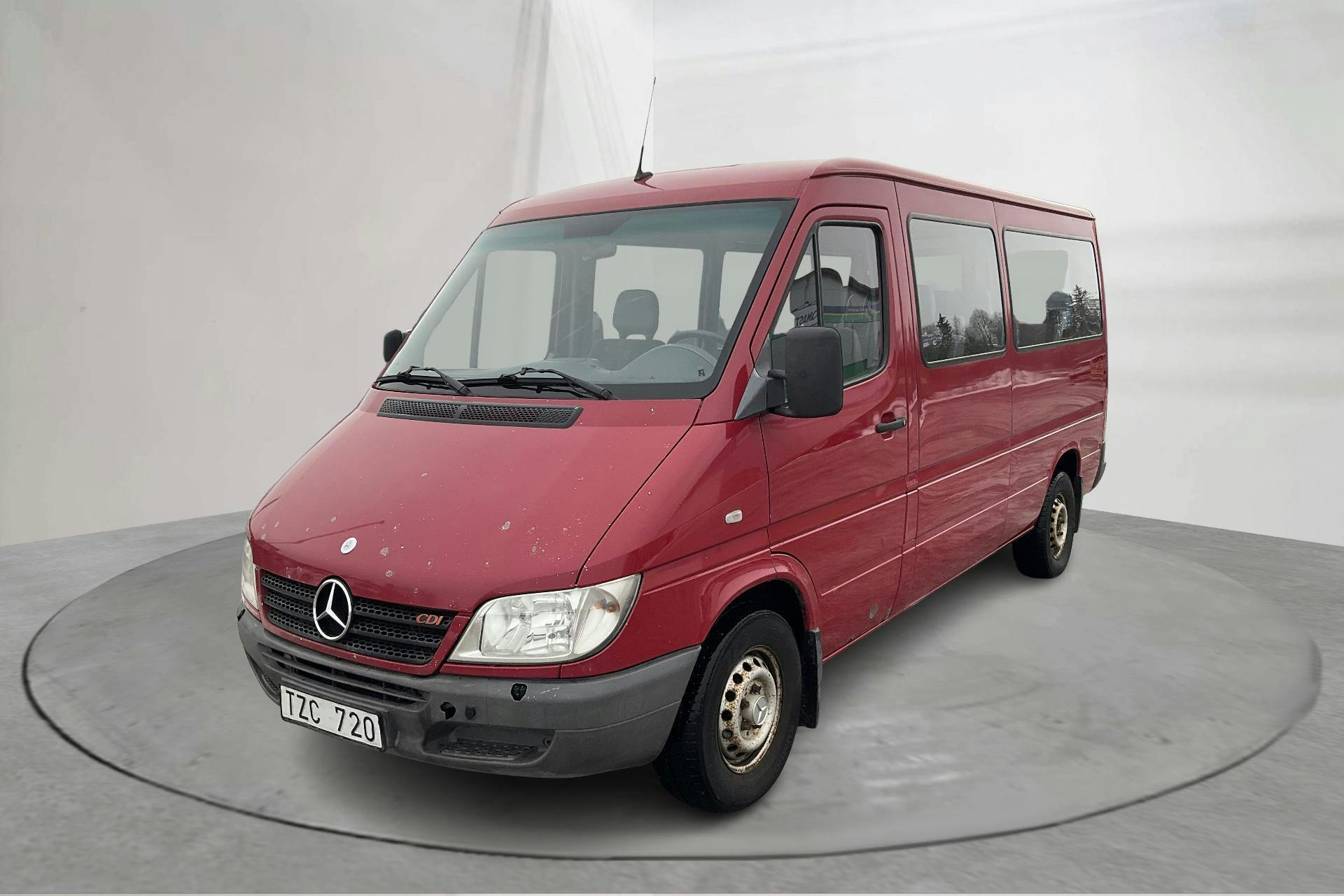 Presentation photo 1 of 14: Mercedes Sprinter 316 CDI (156hk) - 113 940 km - Automatic - red - 2003