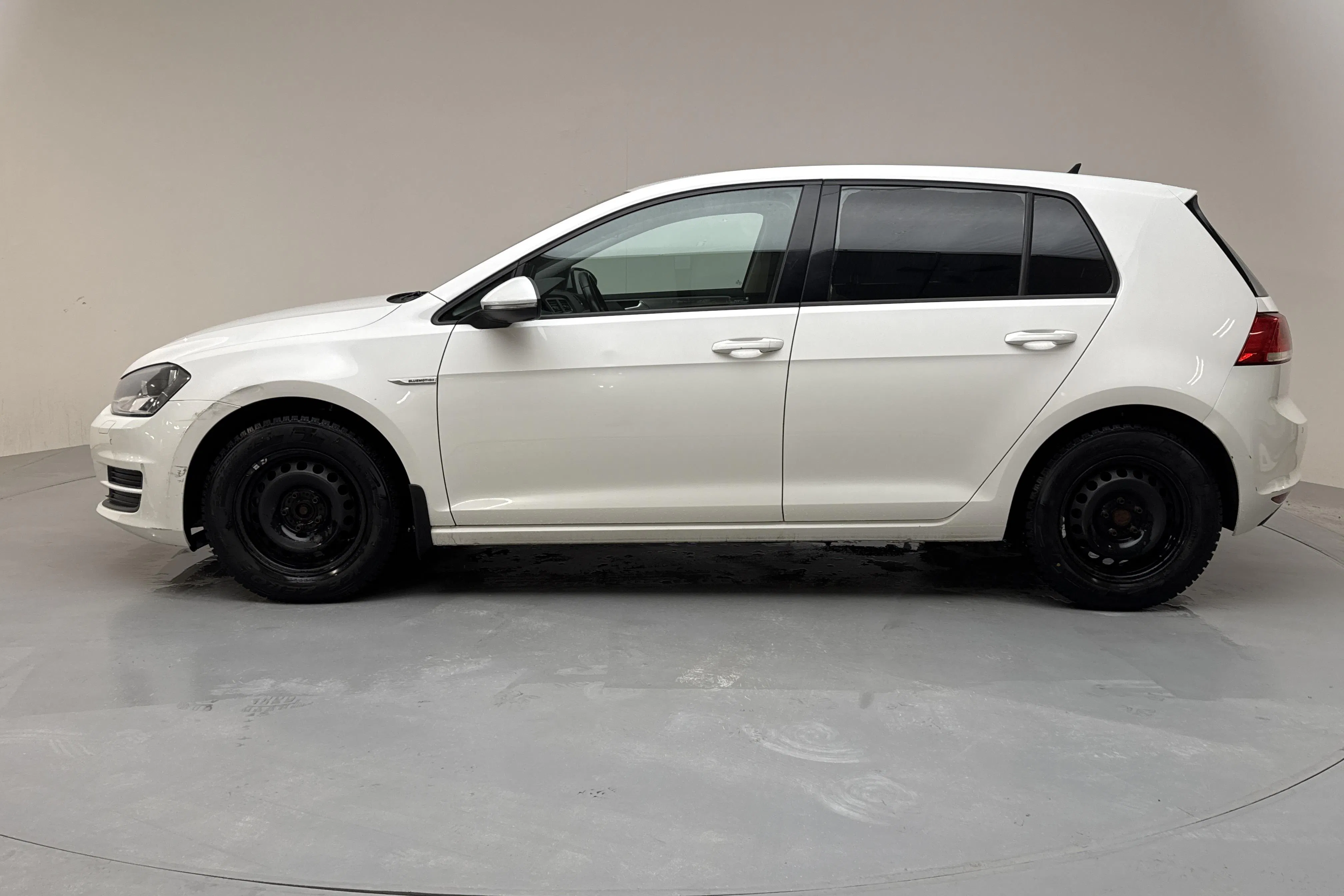 Presentation photo 2 of 14: VW Golf VII 1.4 TGI 5dr (110hk) - 79 000 km - Manual - white - 2017