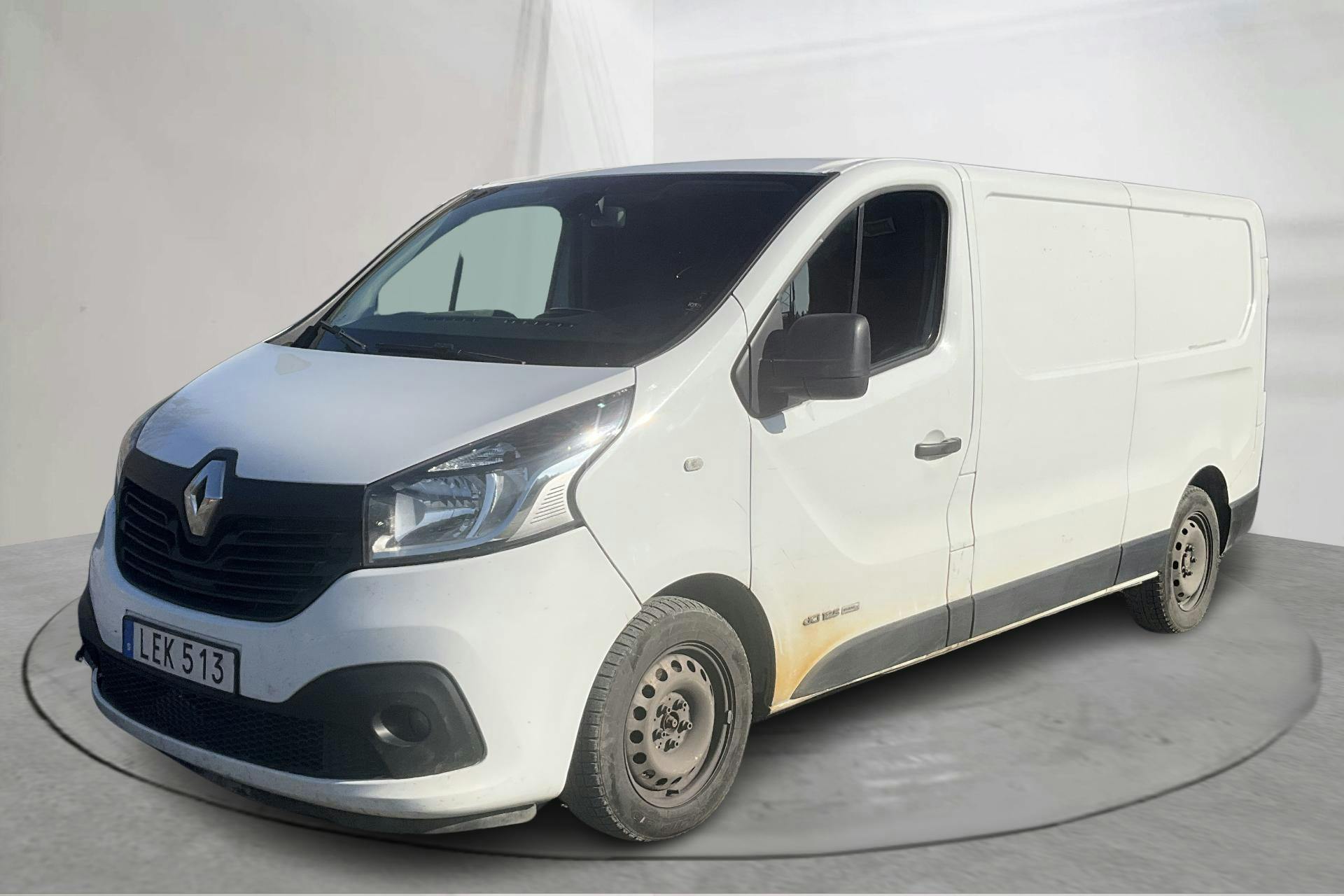 Presentation photo 1 of 13: Renault Trafic 1.6 dCi Skåp (125hk) - 305 480 km - Manual - white - 2017