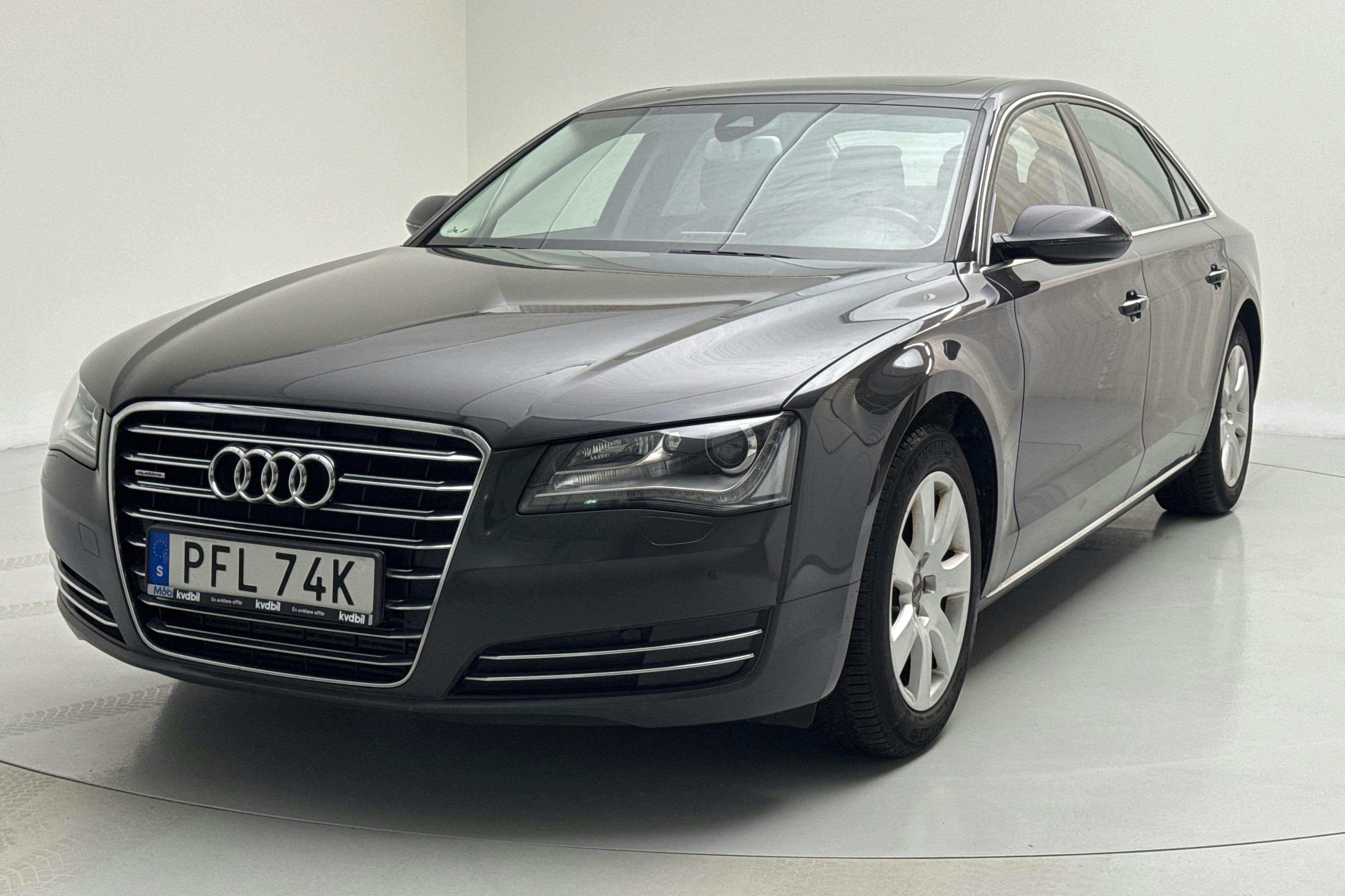 Presentation photo 1 of 19: Audi A8 3.0 TDI quattro (250hk) - 206 570 km - Automatic - Dark Grey - 2013