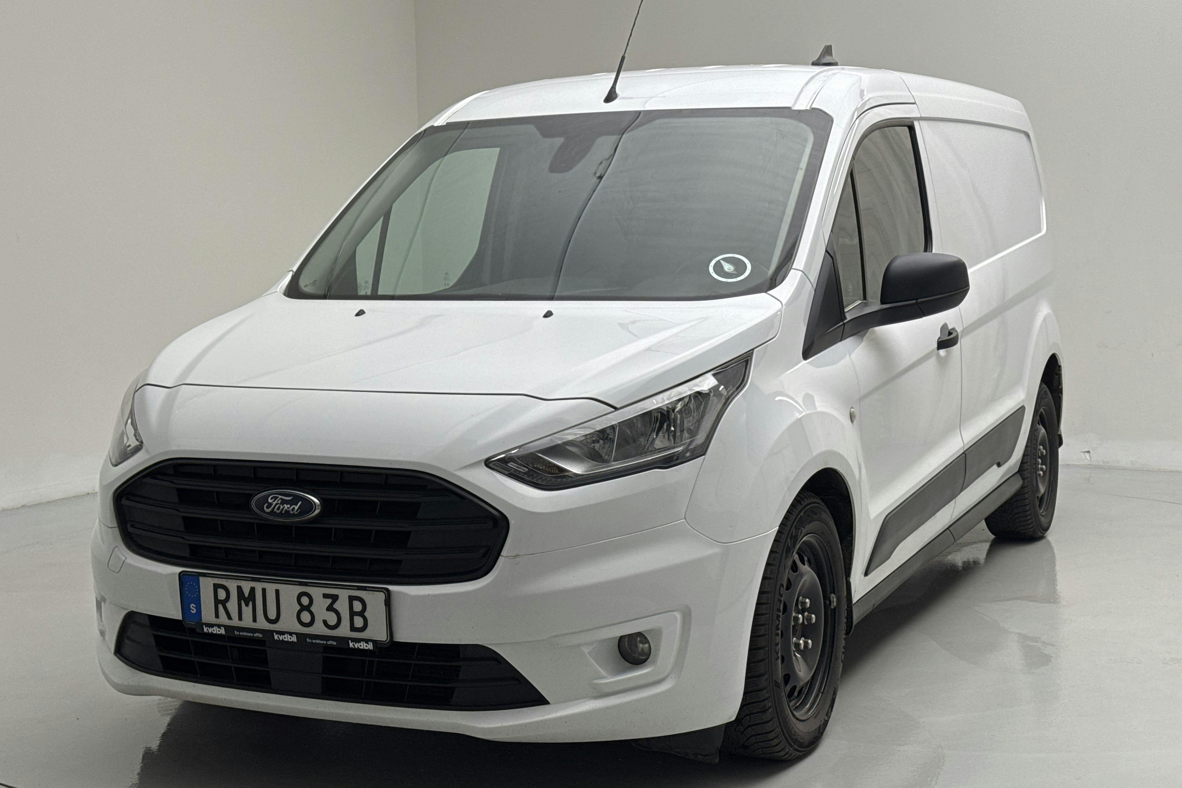 Presentationsfoto 1 av 13: Ford Transit Connect 1.5 EcoBlue (100hk) - 20 294 mil - Automat - vit - 2023