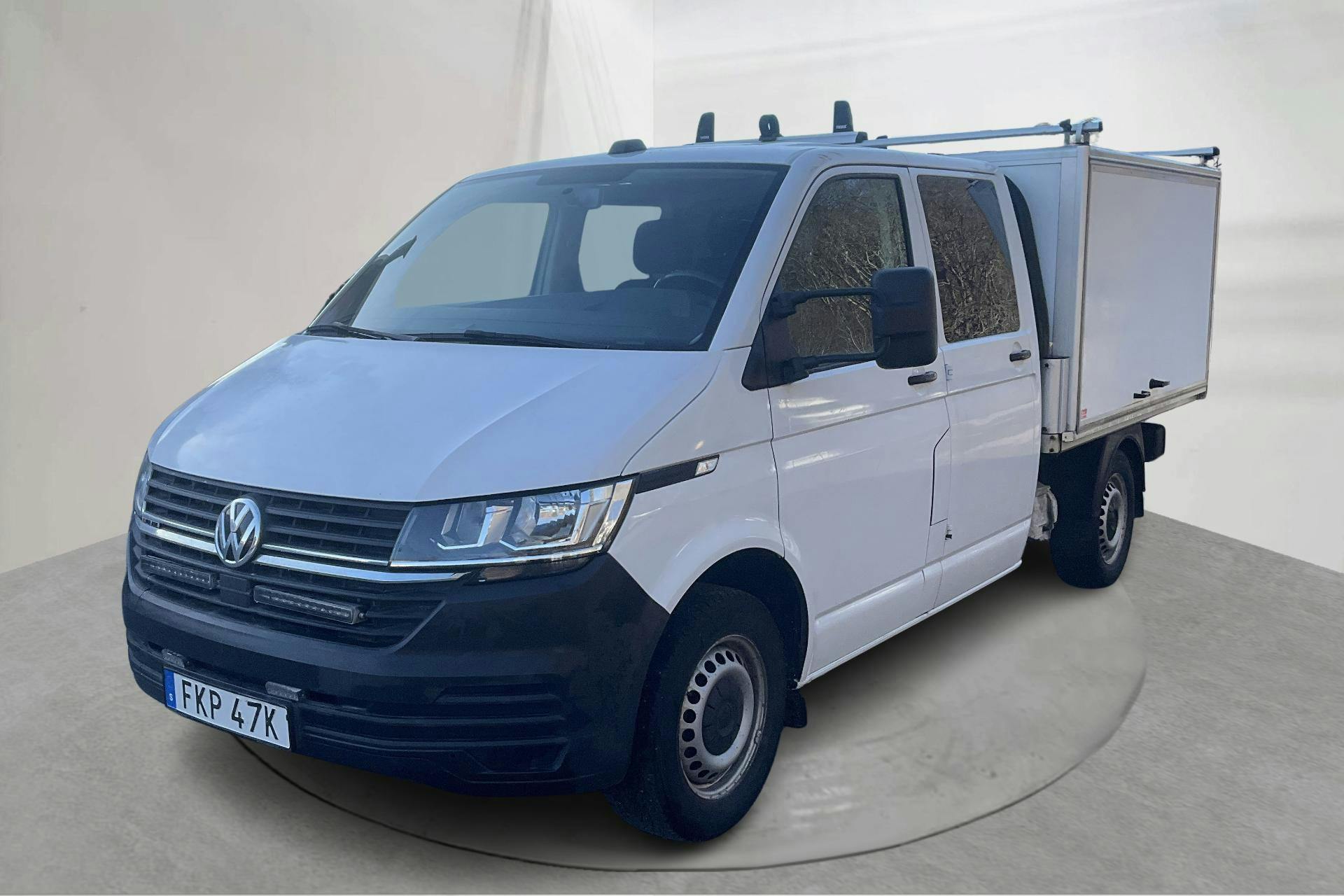 Presentationsfoto 1 av 14: VW Transporter T6 2.0 TDI BMT 4MOTION (150hk) - 16 302 mil - Manuell - vit - 2020
