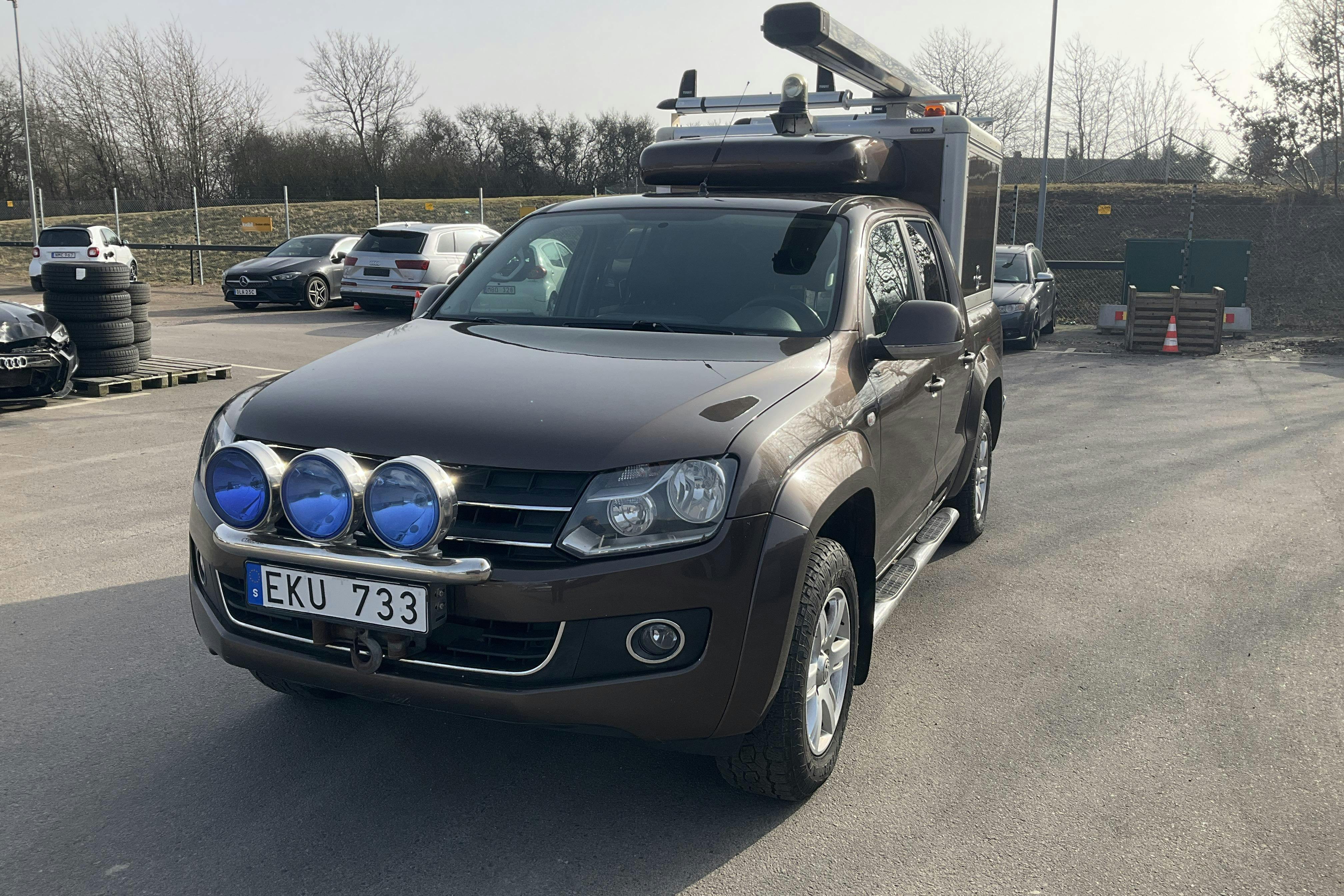 Presentationsfoto 1 av 14: VW Amarok 2.0 TDI 4motion (163hk) - 17 769 mil - Manuell - Light Brown - 2011