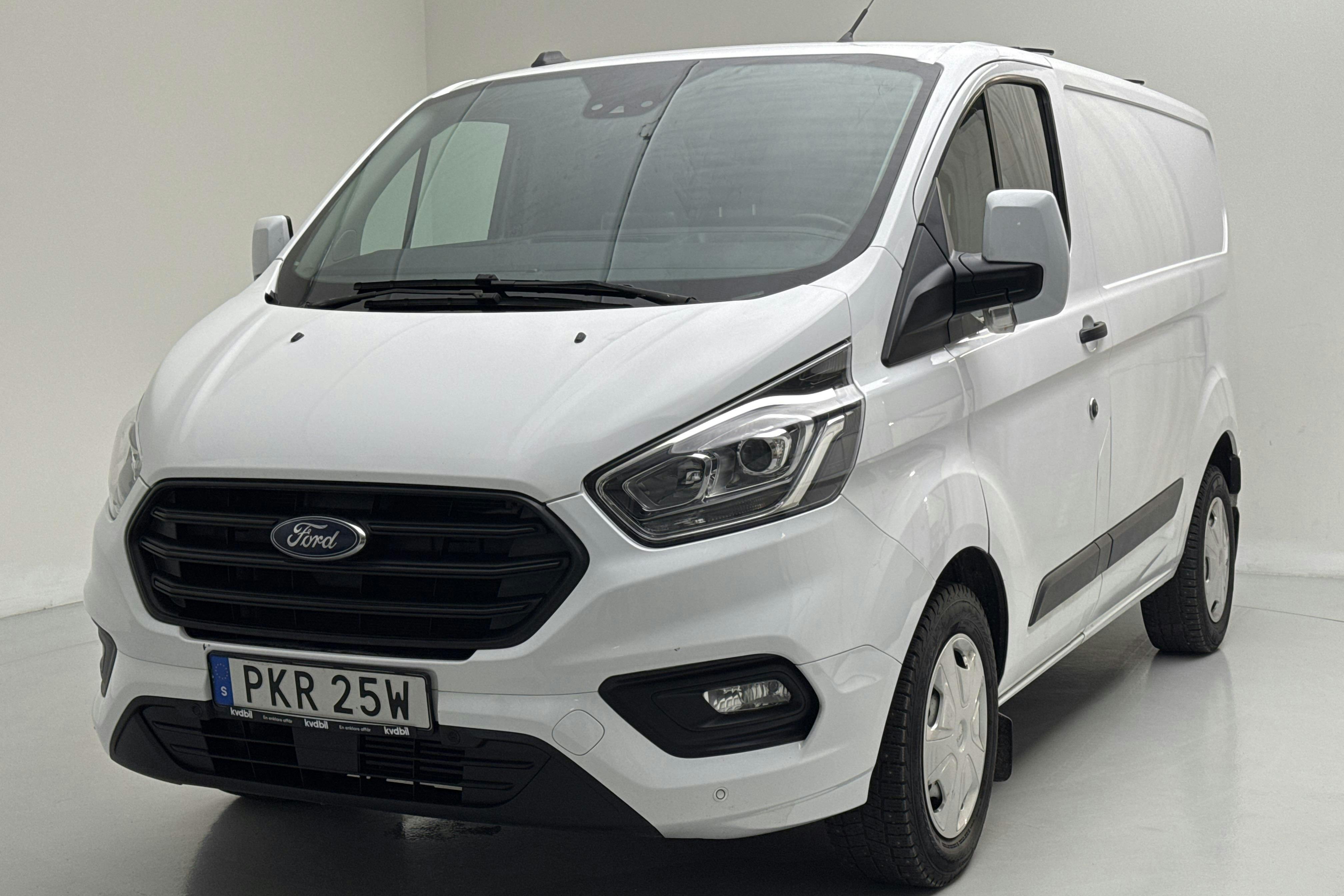 Presentation photo 1 of 16: Ford Transit Custom 280 2.0 TDCi 2WD Skåp (130hk) - 71 620 km - Automatic - white - 2022