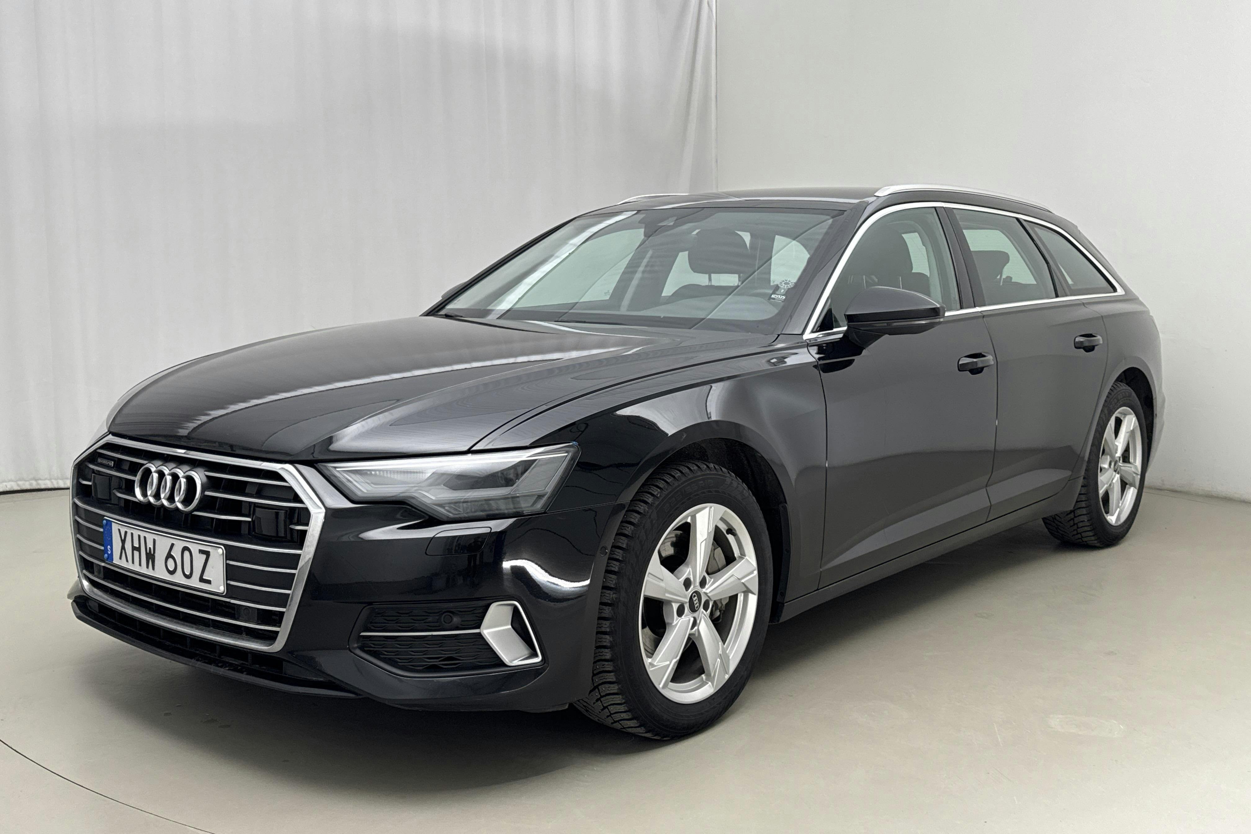Presentation photo 1 of 14: Audi A6 Avant 45 TFSI quattro (265hk) - 191 830 km - Automatic - black - 2021