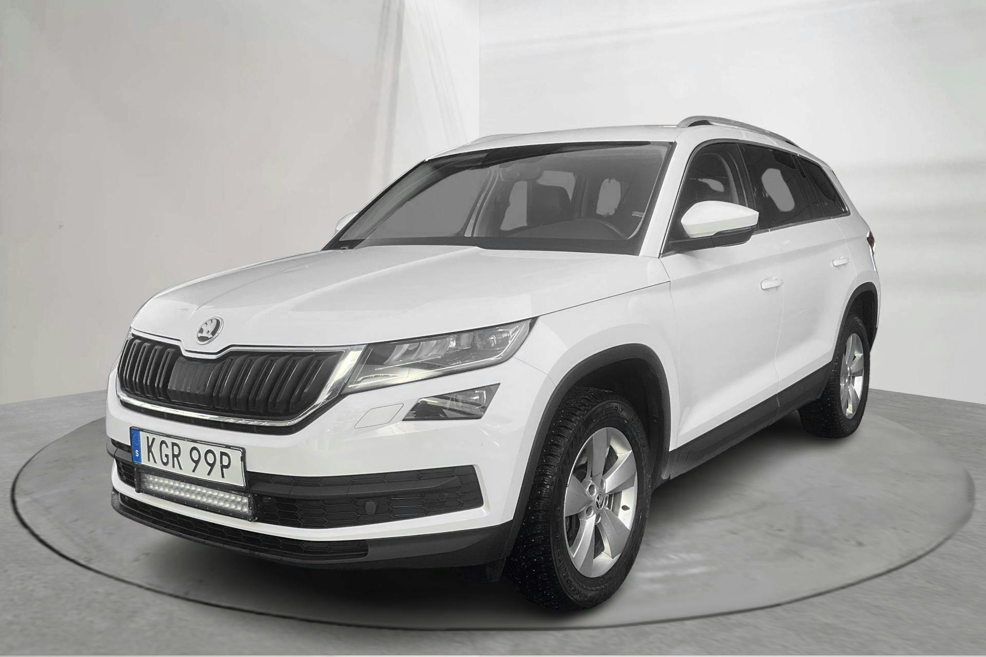 Presentation photo 1 of 15: Skoda Kodiaq 2.0 TDI 4X4 (190hk) - 199 870 km - Automatic - white - 2020