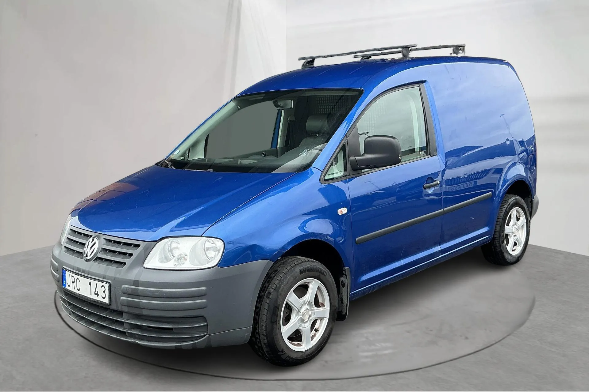 Presentationsfoto 1 av 13: VW Caddy 2.0 Ecofuel Skåp (109hk) - 14 832 mil - Manuell - blå - 2009