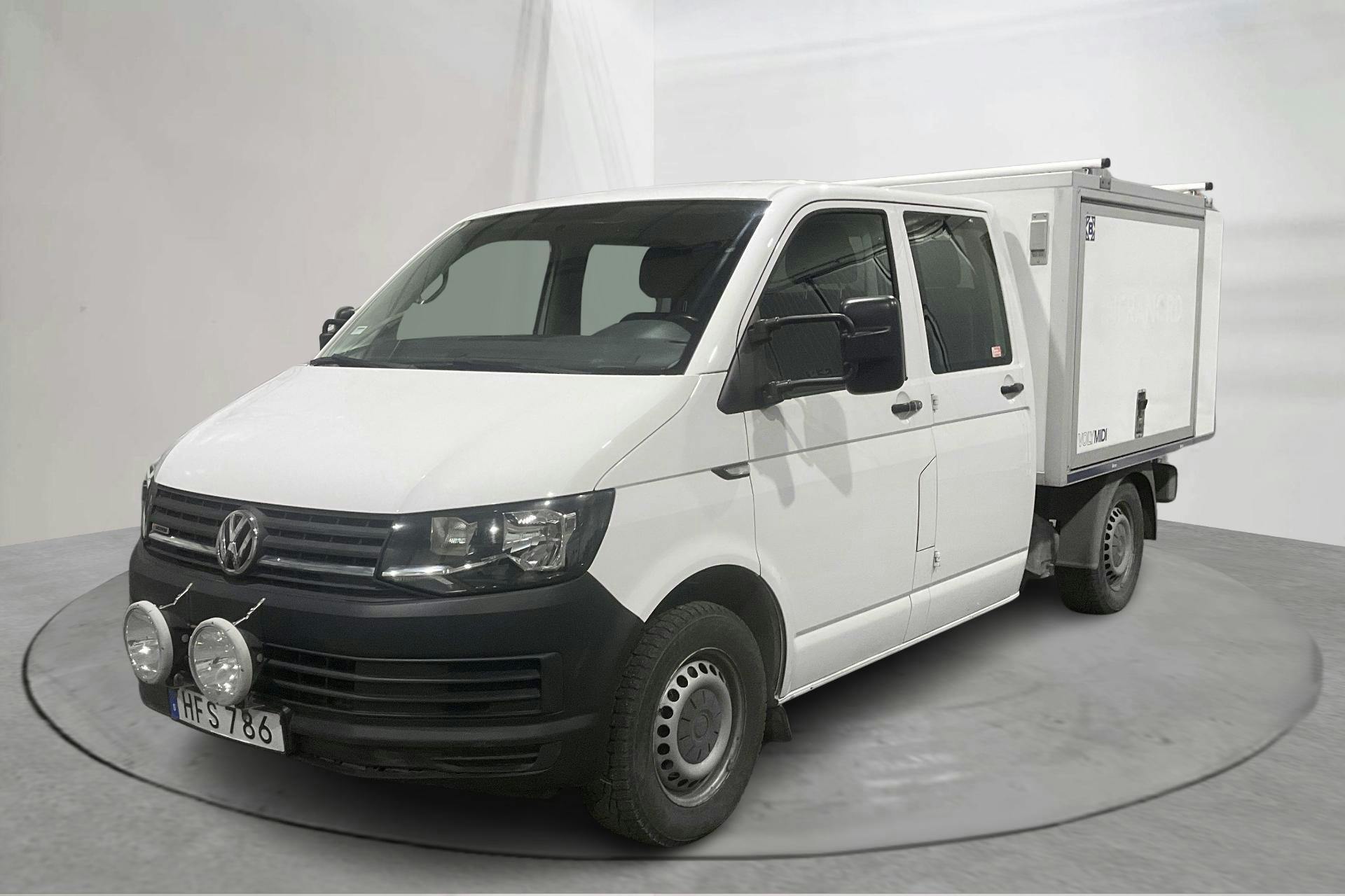 Presentation photo 1 of 13: VW Transporter T6 2.0 TDI BMT 4MOTION (150hk) - 69 700 km - Manual - white - 2018