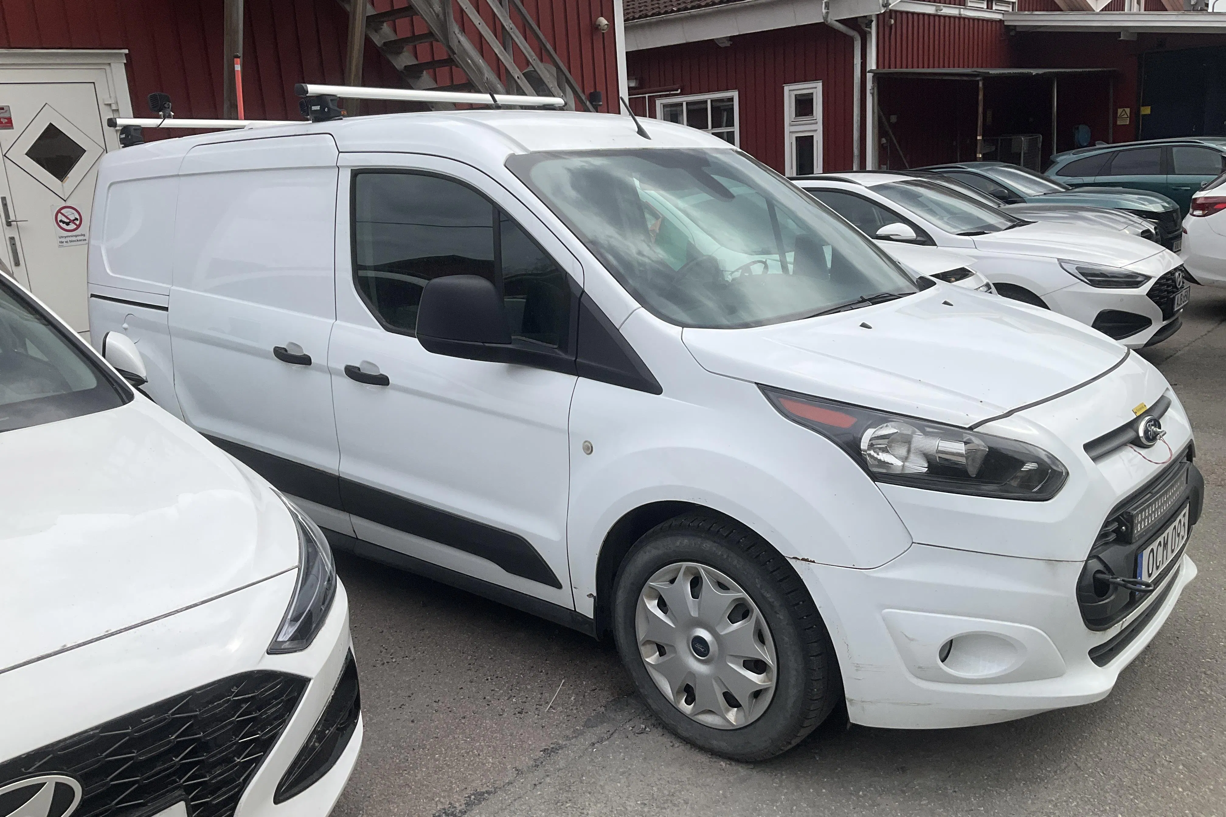 Præsentationsfoto 2 af 12: Ford Transit Connect 1.5 TDCi (100hk) - 115 760 kilometer - Manuel - Hvid - 2016