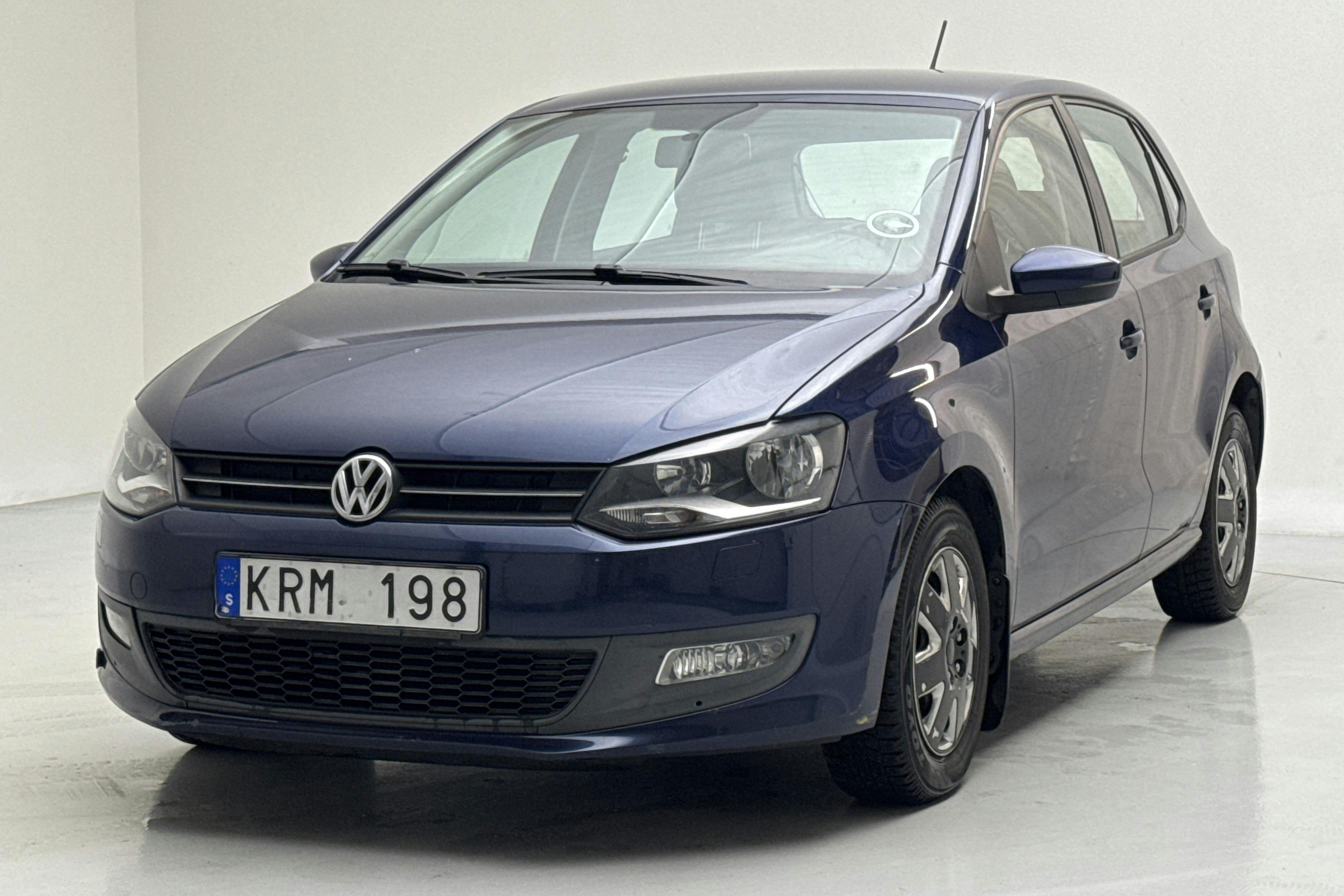 Presentationsfoto 1 av 12: VW Polo 1.4 5dr (85hk) - 20 989 mil - Manuell - Dark Blue - 2010