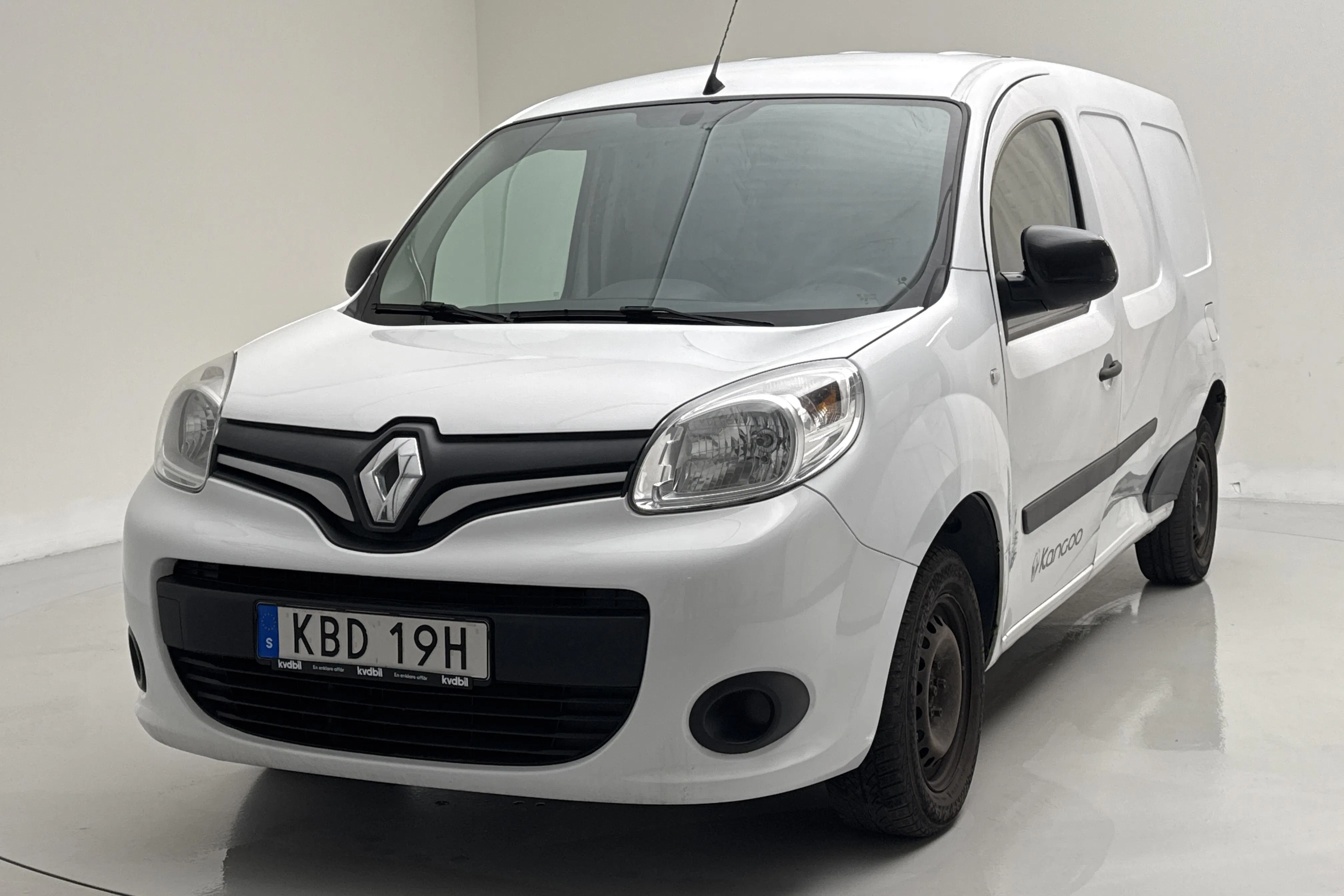 Presentation photo 1 of 14: Renault Kangoo 1.5 dCi Maxi skåp (90hk) - 97 750 km - Manual - white - 2019