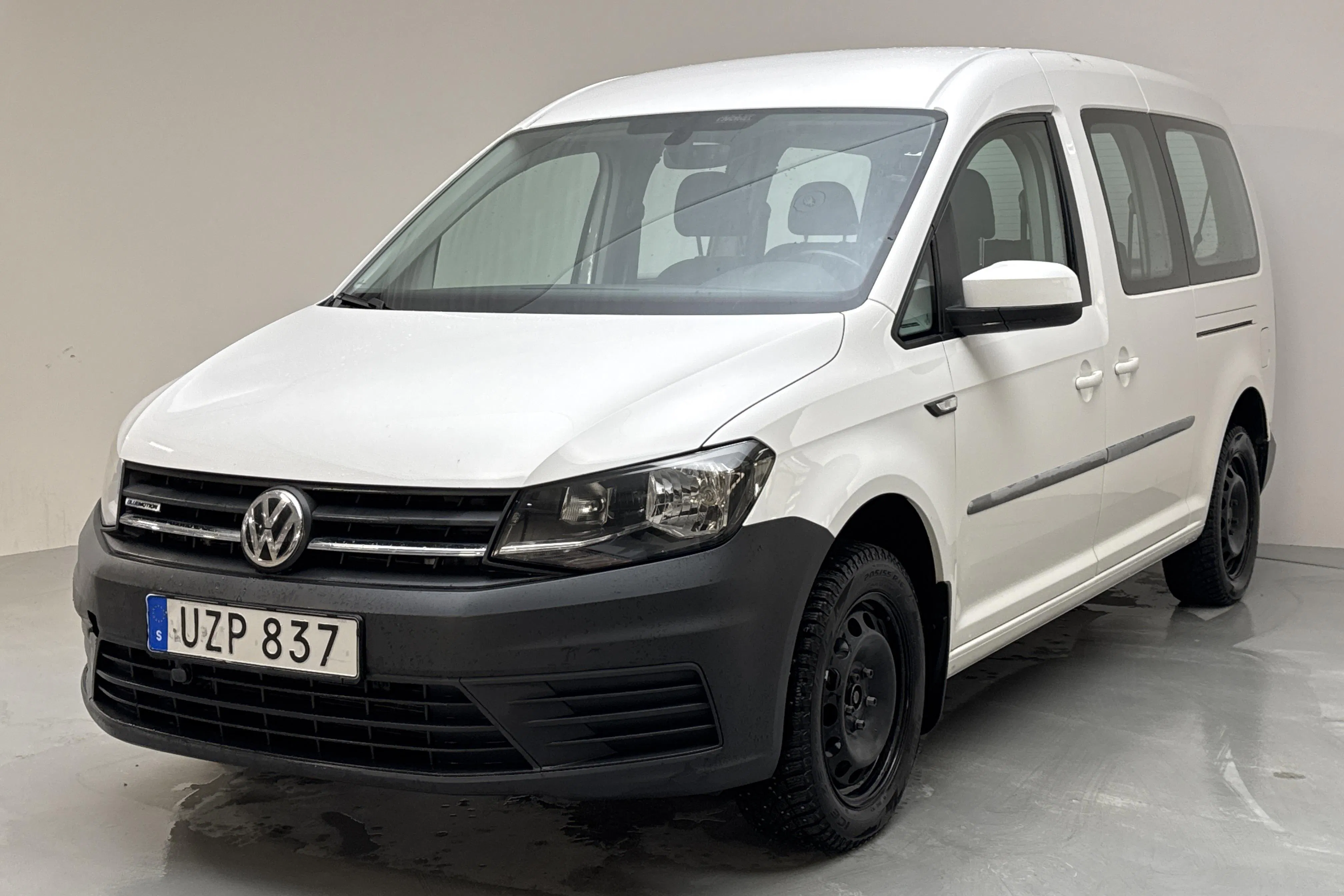 Presentation photo 1 of 13: VW Caddy Maxi Life 1.4 TGI (110hk) - 185 450 km - Manual - white - 2017