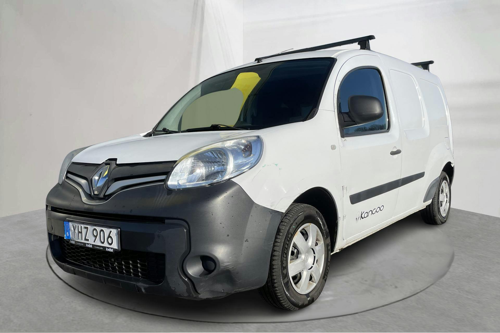 Presentationsfoto 1 av 13: Renault Kangoo 1.5 dCi Maxi skåp (90hk) - 16 334 mil - Manuell - vit - 2017