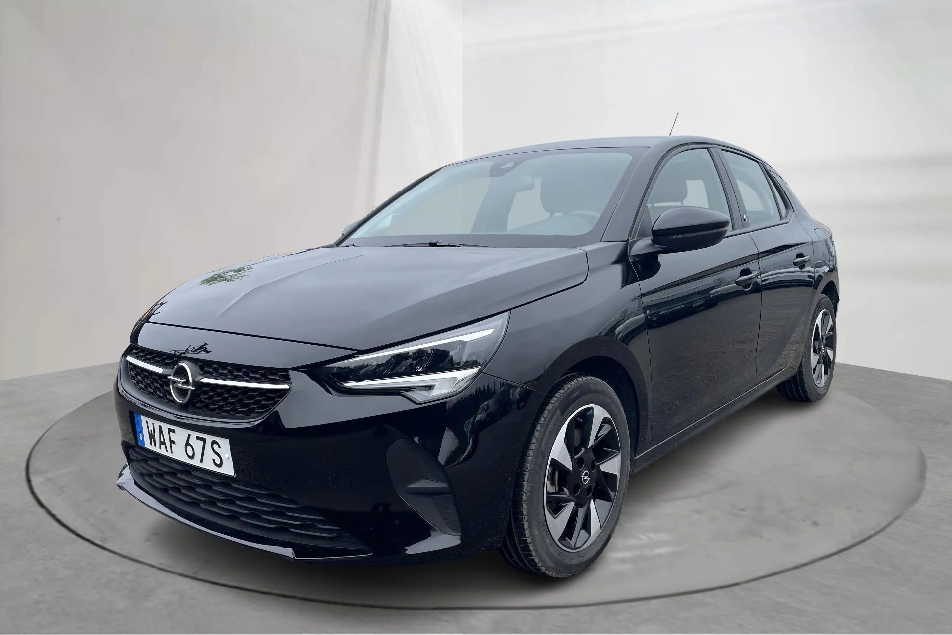 Presentationsfoto 1 av 19: Opel Corsa-e 50kWh 5dr (136hk) - 4 124 mil - Automat - svart - 2022