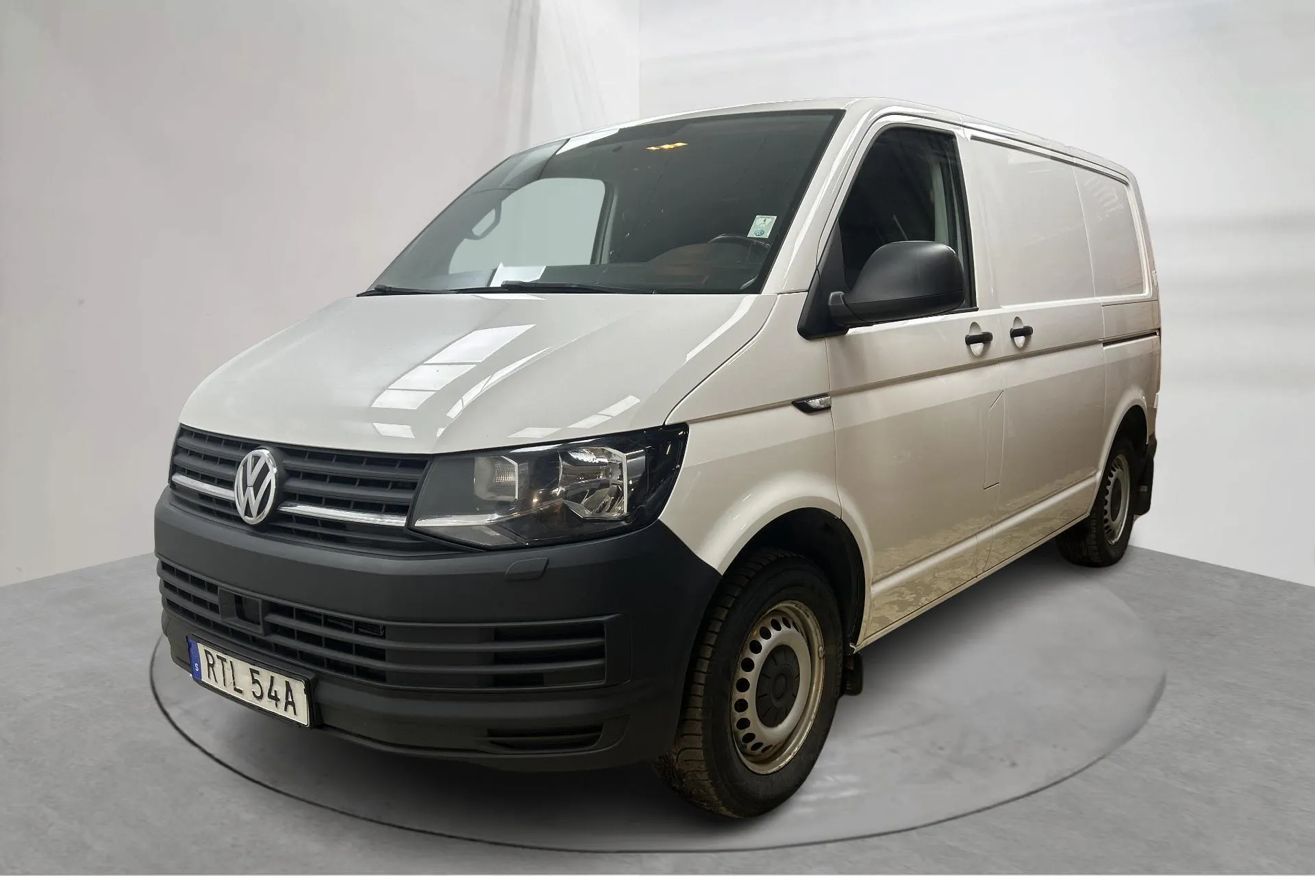 Presentation photo 1 of 13: VW Transporter T6 2.0 TDI BMT Skåp (150hk) - 202 380 km - Automatic - white - 2019