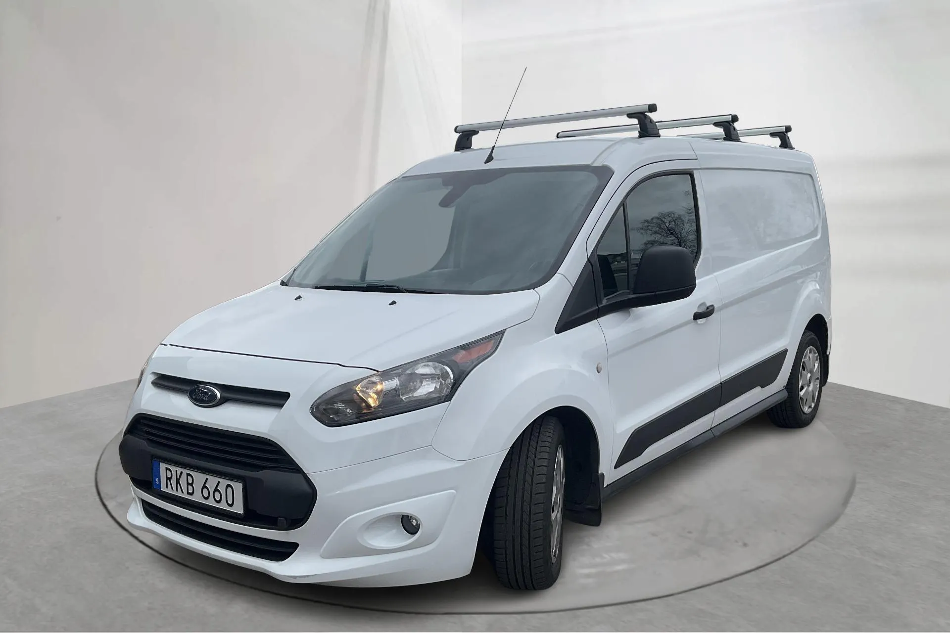 Presentation photo 1 of 15: Ford Transit Connect 1.5 TDCi (100hk) - 43 290 km - Automatic - white - 2017