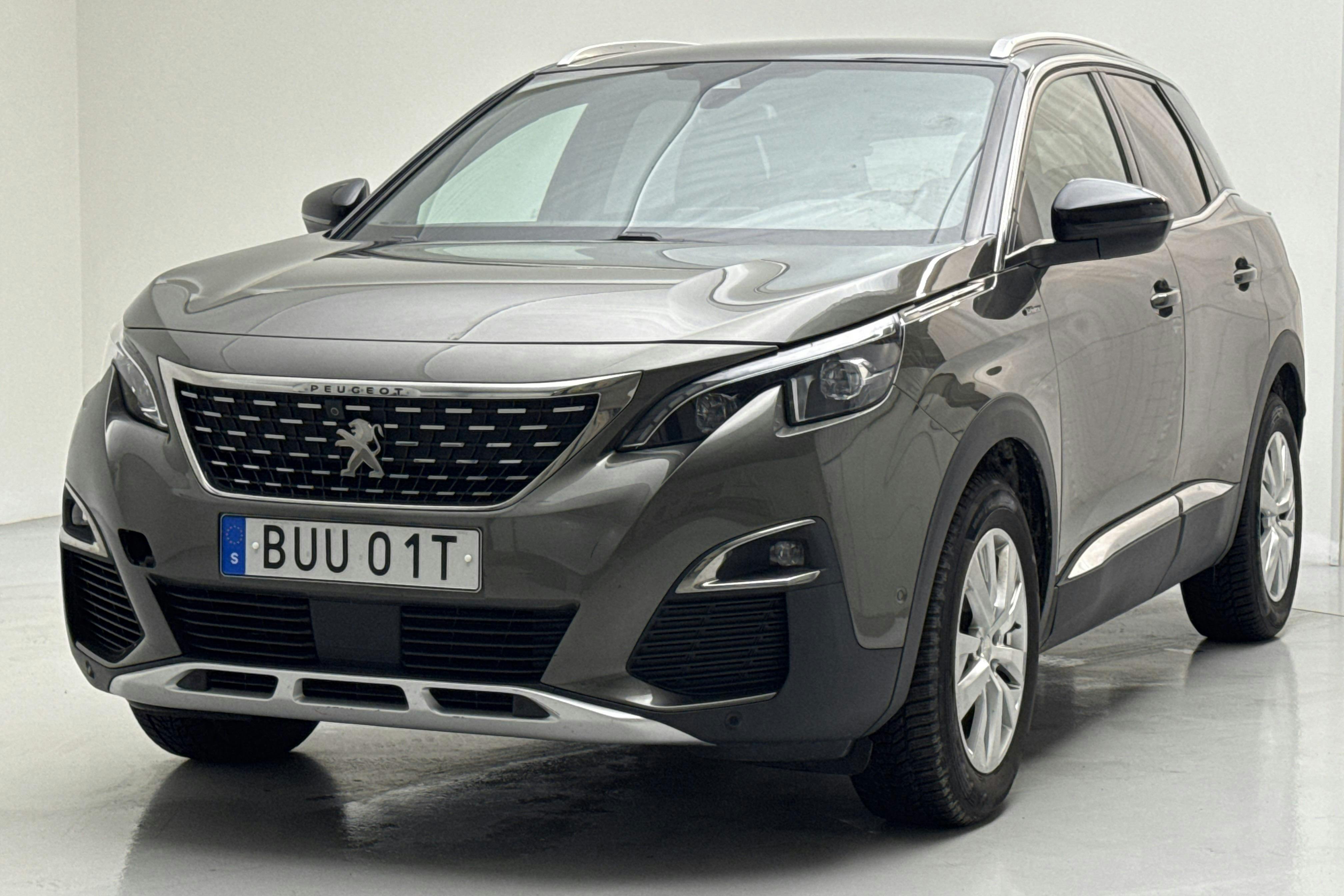Presentation photo 1 of 13: Peugeot 3008 1.2 PureTech (130hk) - 86 900 km - Automatic - gray - 2019