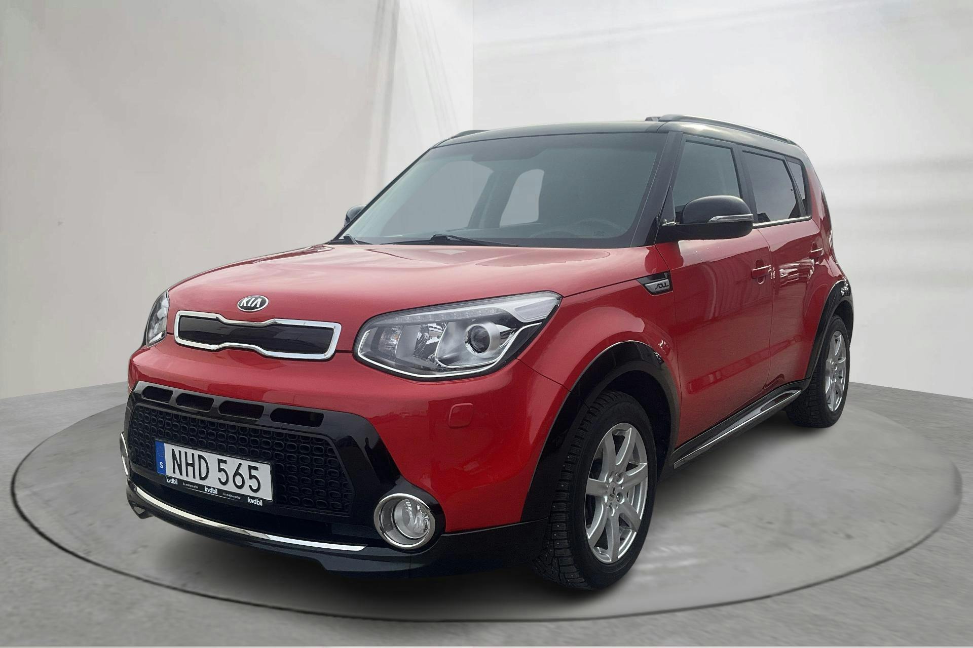 Presentation photo 1 of 16: KIA Soul 1.6 CRDi (136hk) - 39 550 km - Automatic - red - 2016