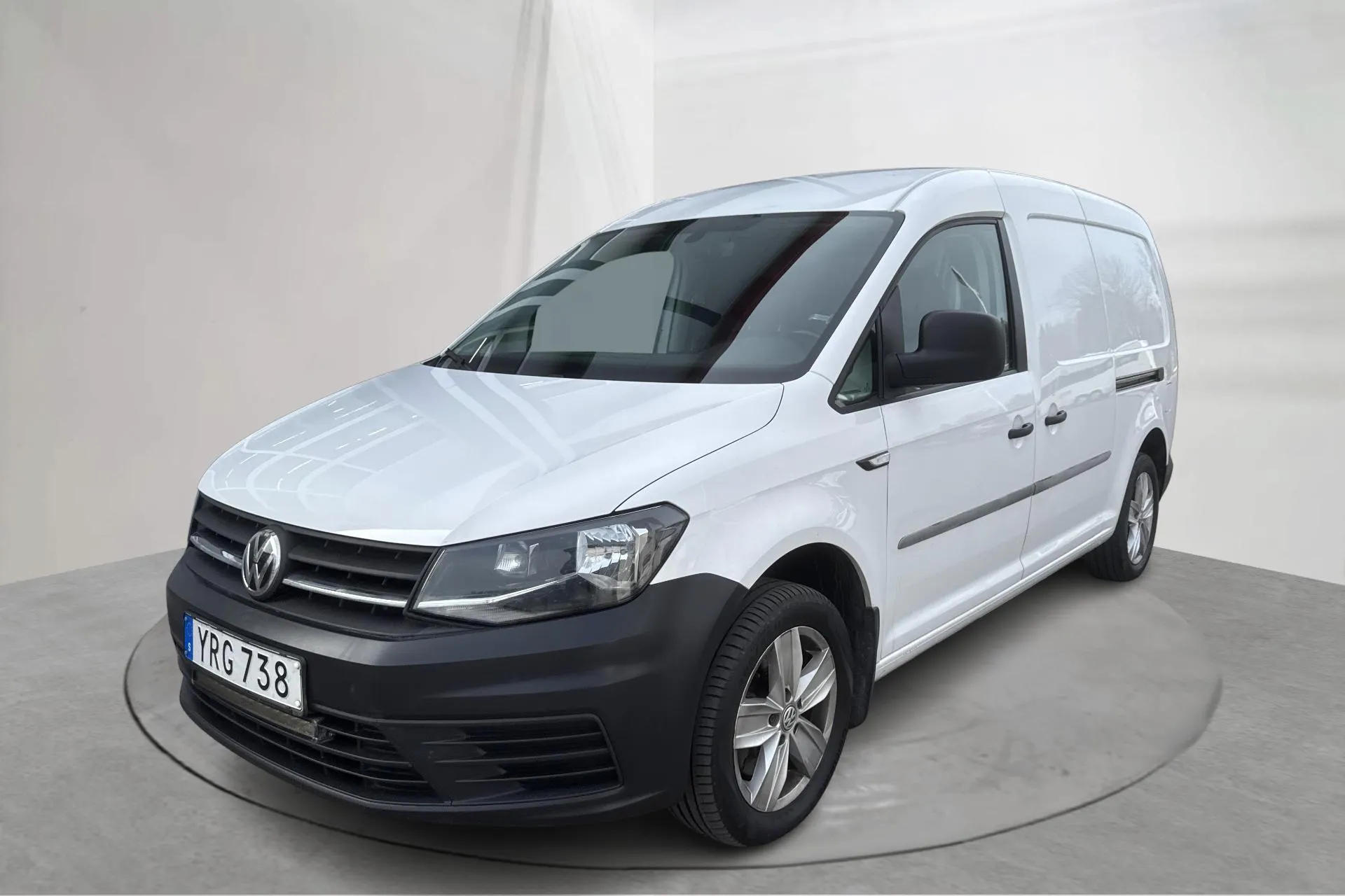 Presentation photo 1 of 13: VW Caddy 2.0 TDI Maxi Skåp (150hk) - 77 890 km - Automatic - white - 2019