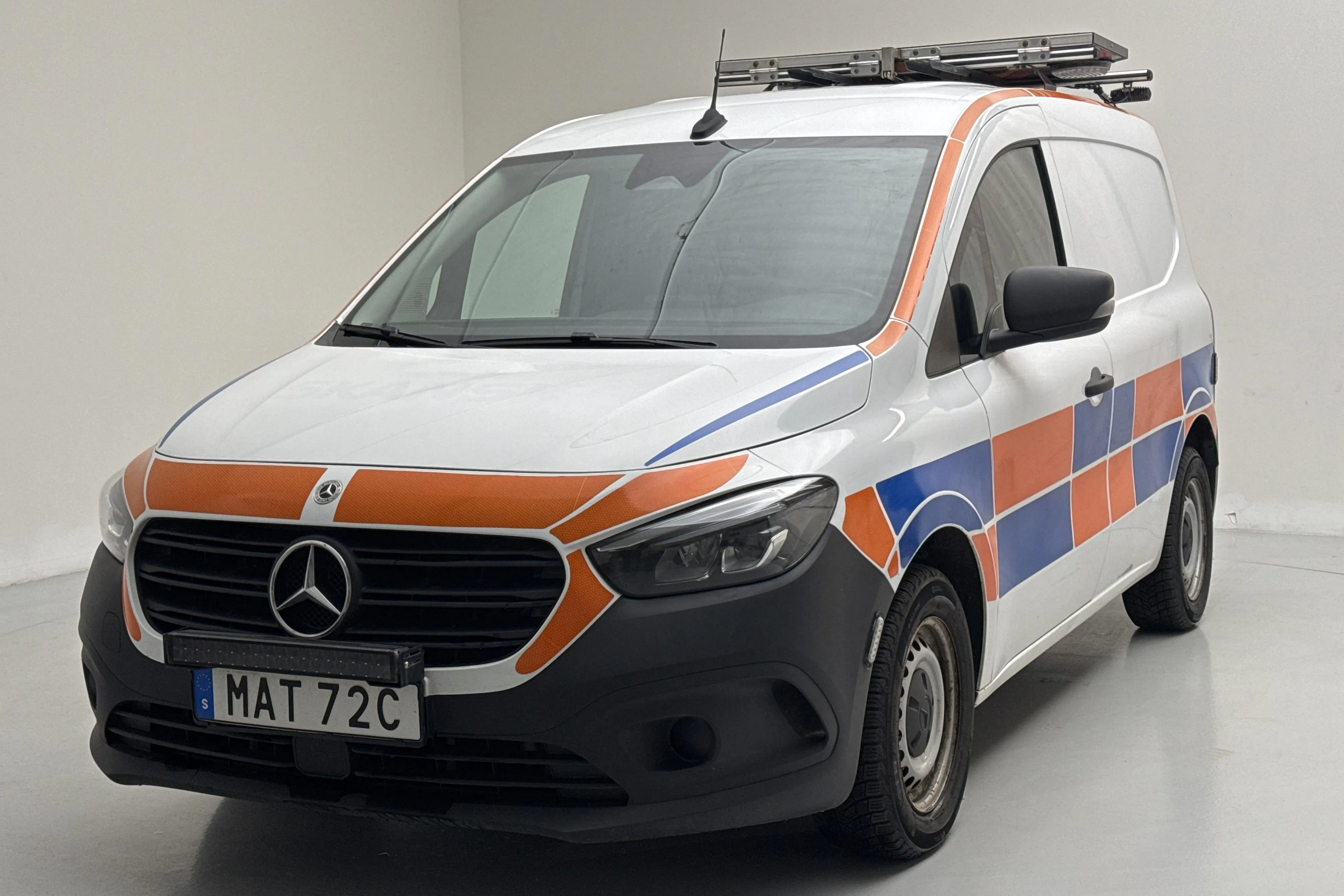 Presentation photo 1 of 14: Mercedes Citan 110 1.5 CDI (95hk) - 80 660 km - Manual - white - 2023