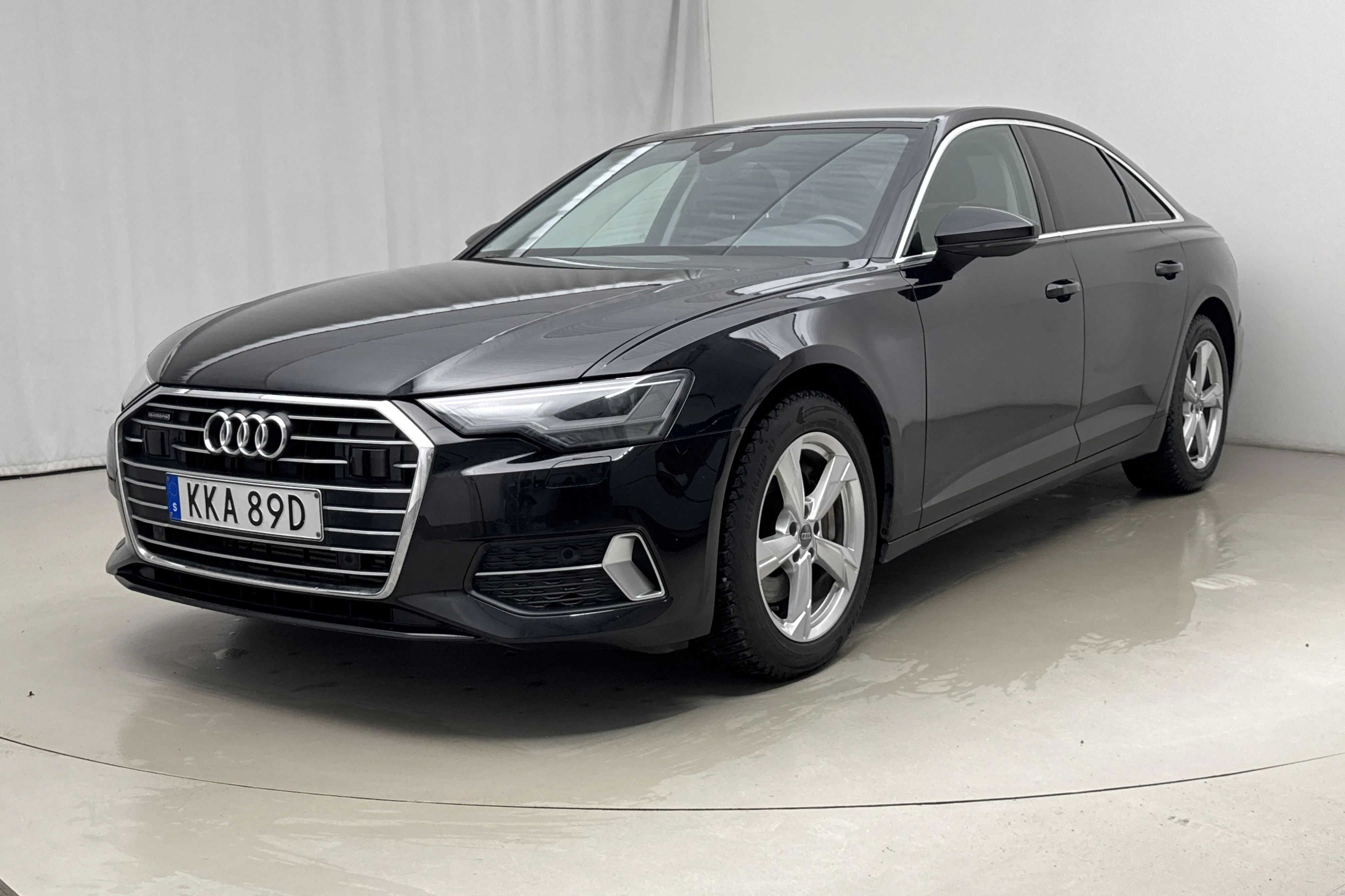 Presentation photo 1 of 22: Audi A6 Sedan 45 TFSI quattro (245hk) - 101 800 km - Automatic - black - 2020