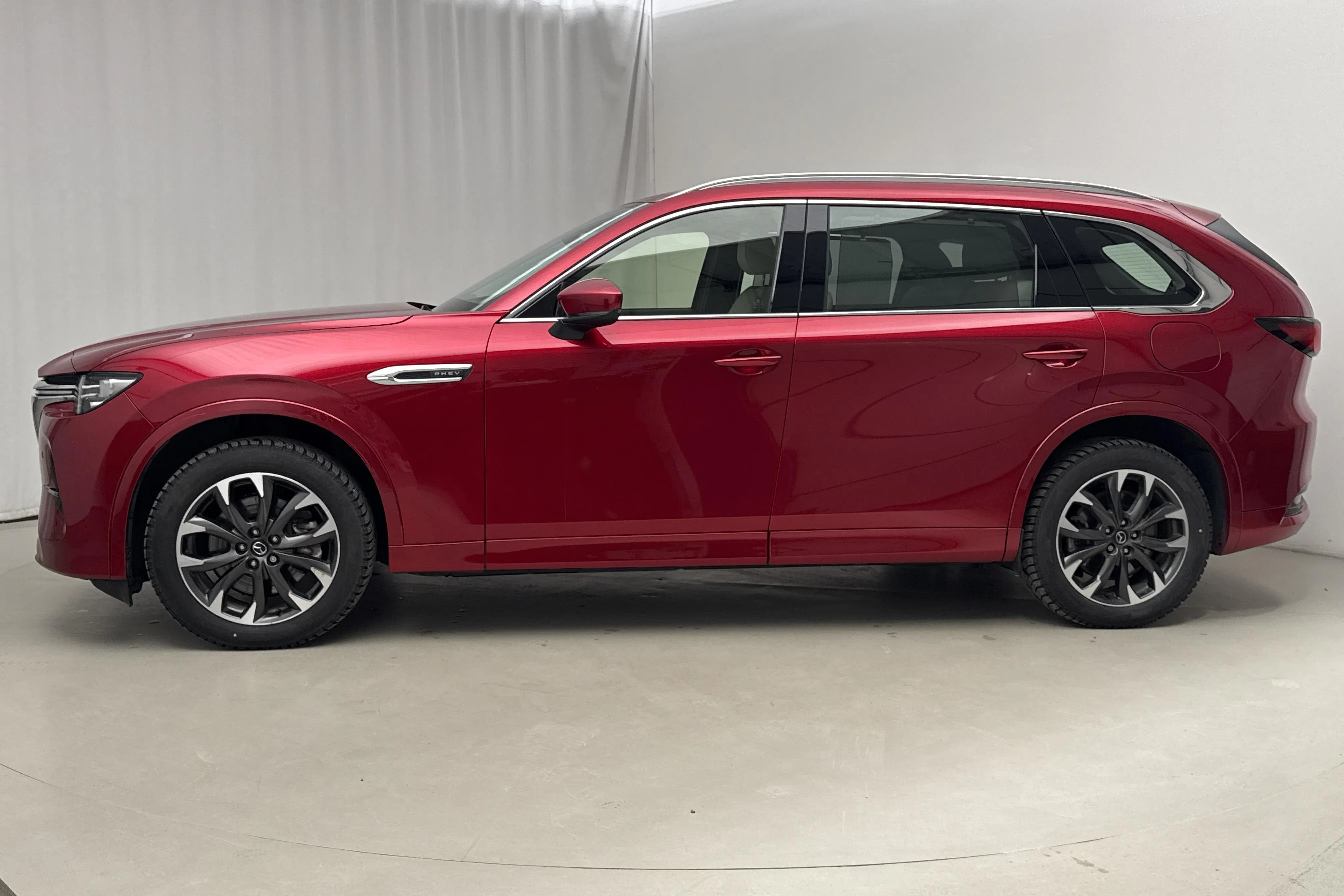 Presentation photo 2 of 18: Mazda CX-80 e-Skyactiv PHEV AWD (327hk) - 22 140 km - Automatic - red - 2024