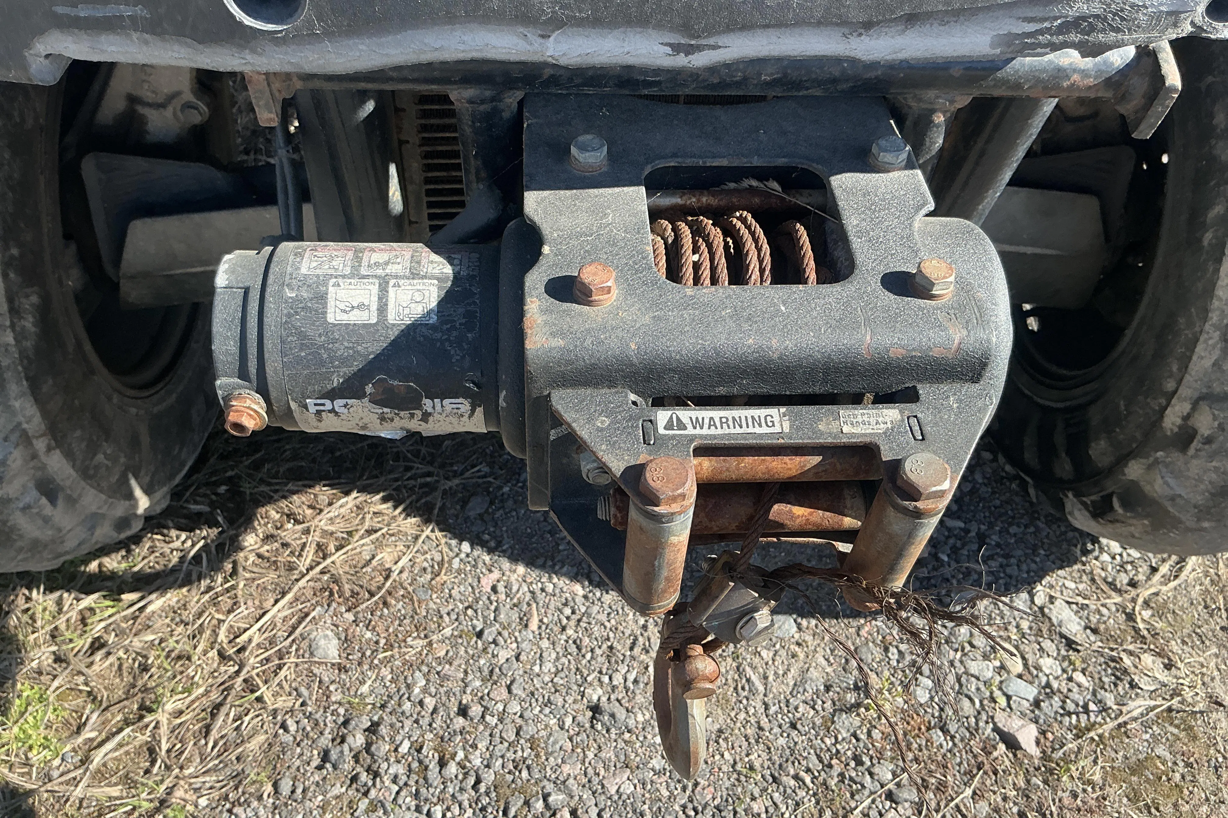 Presentationsfoto 12 av 12: POLARIS SPORSMAN 500 6X6 ATV (Rep.Objekt) - 0 mil - Automat - grön - 2008