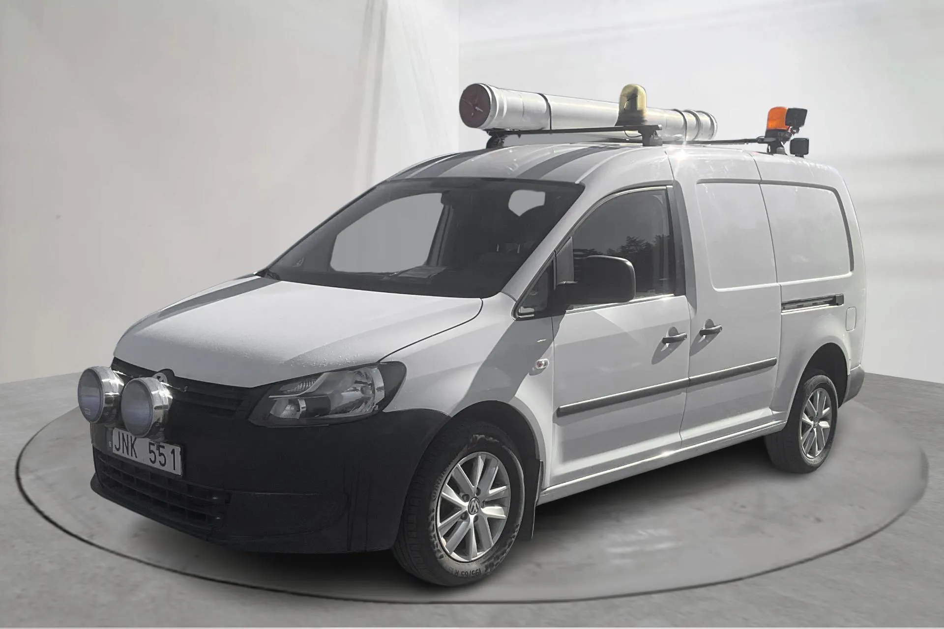 Presentation photo 1 of 12: VW Caddy 2.0 TDI Maxi Skåp 4-motion (110hk) - 128 140 km - Manual - white - 2011