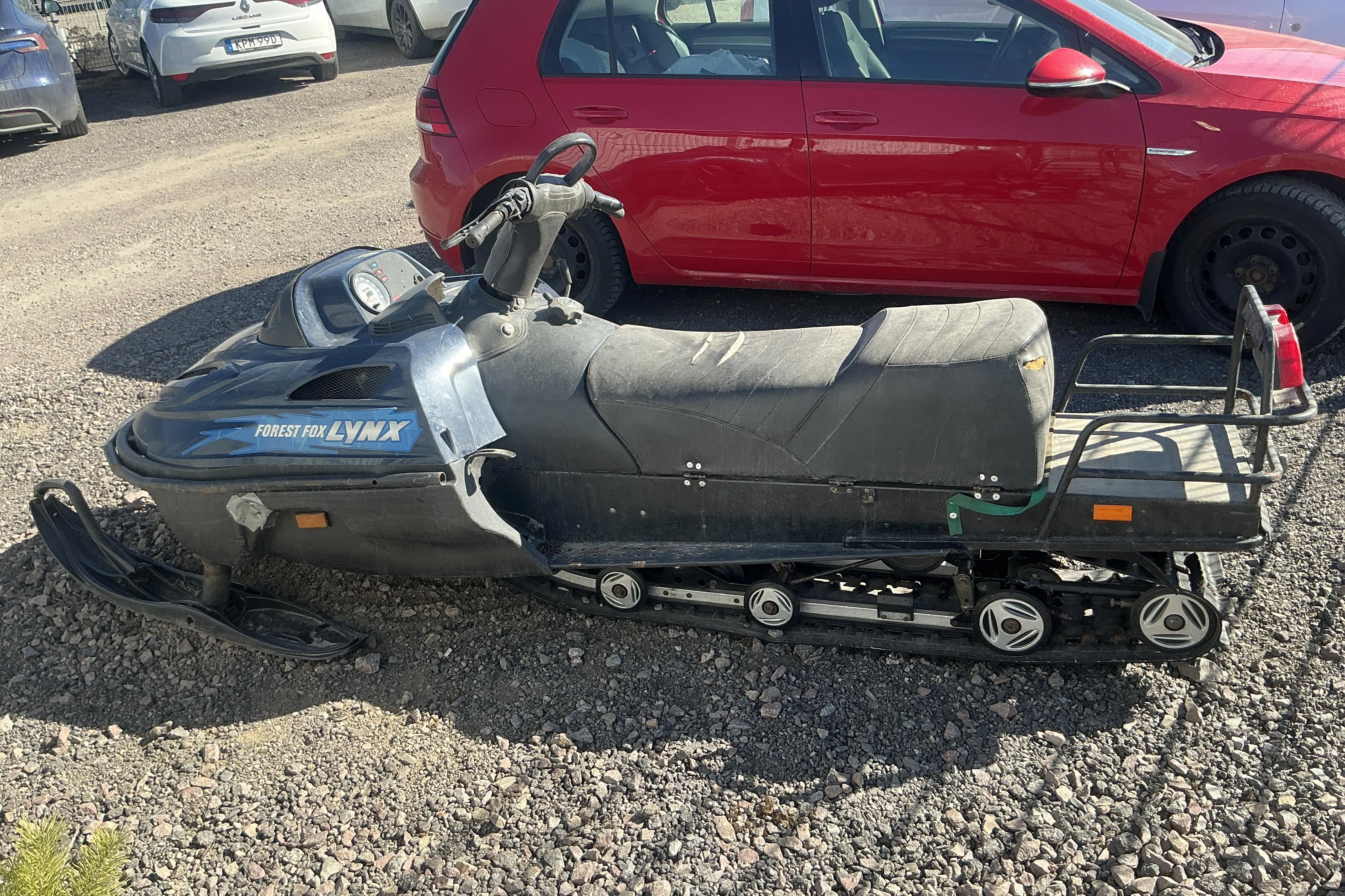 Presentationsfoto 2 av 13: LYNX FOREST FOX Snöskoter (Rep.Objekt) - 256 mil - Automat - blå - 2007