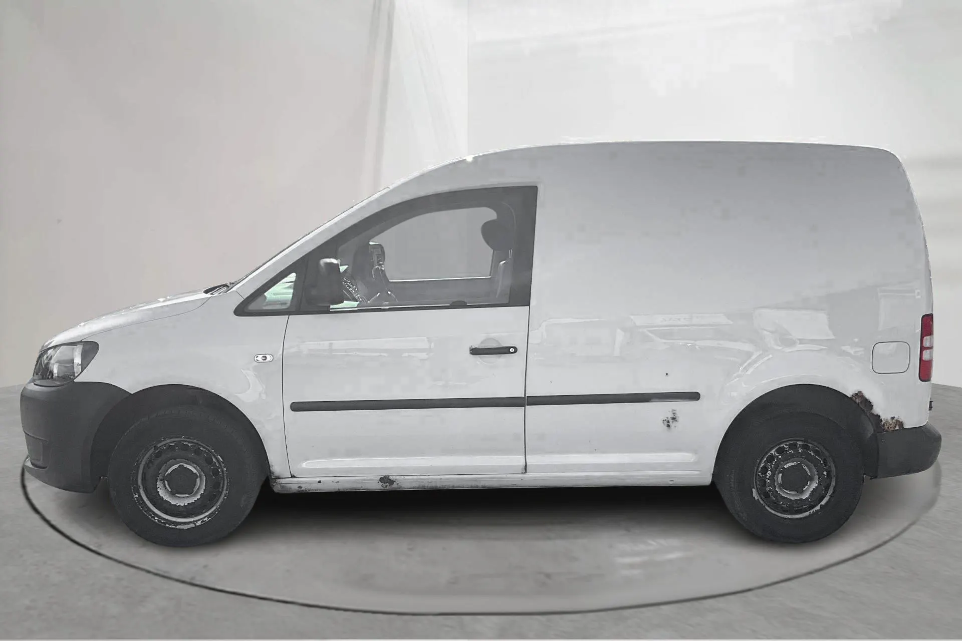 Presentationsfoto 2 av 12: VW Caddy 2.0 Ecofuel Skåp (109hk) - 17 627 mil - Manuell - vit - 2011