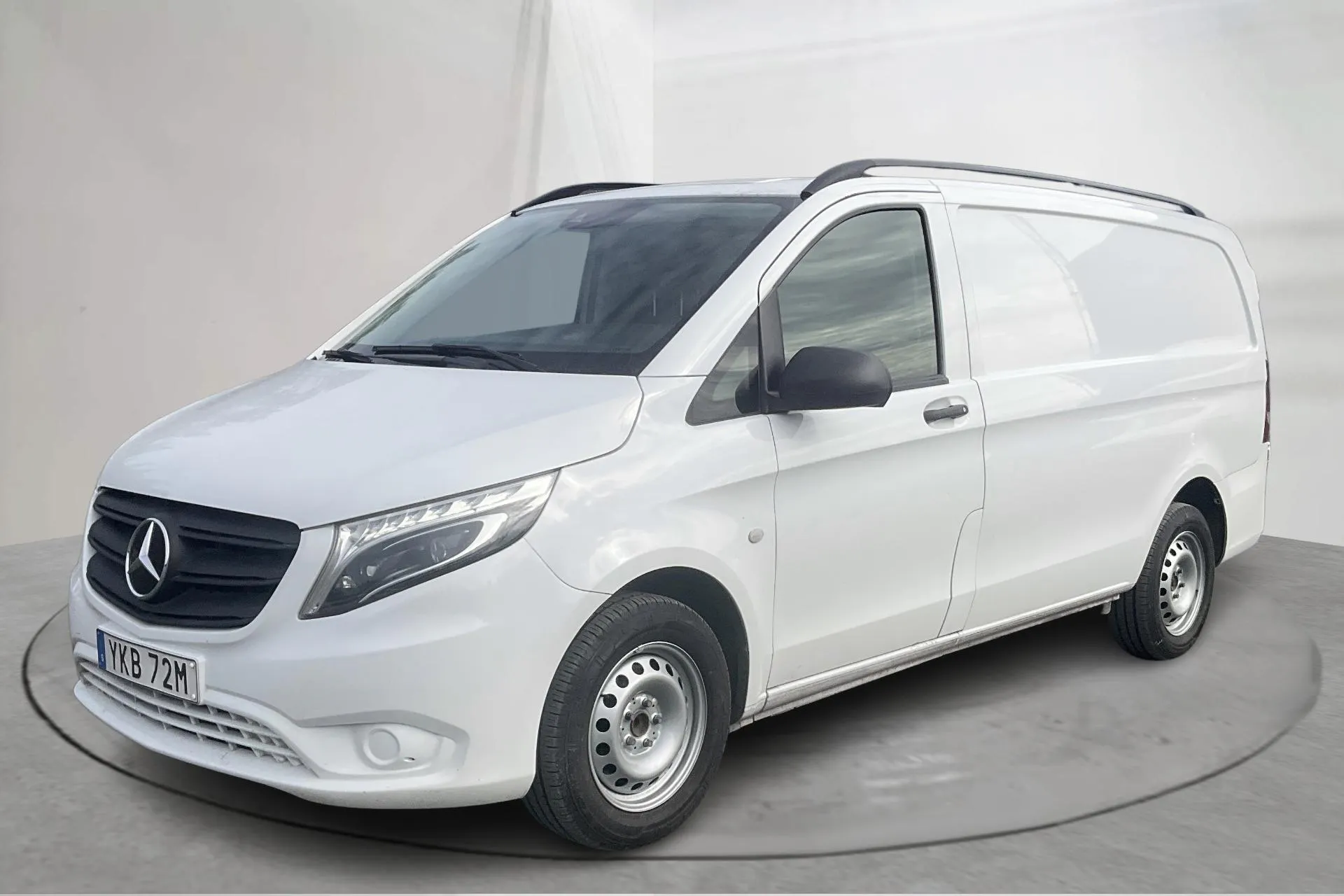 Presentationsfoto 1 av 12: Mercedes Vito 116 CDI W640 (163hk) - 21 962 mil - Automat - vit - 2022