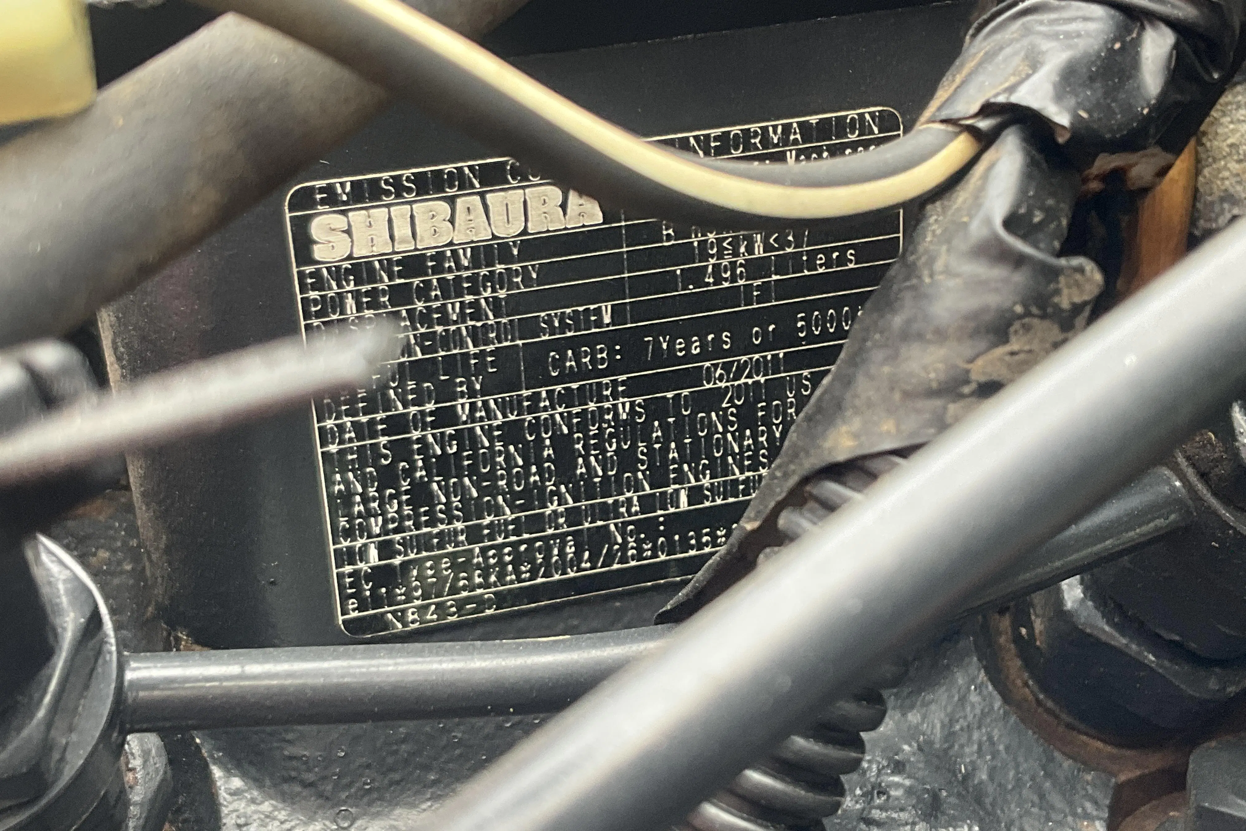 Presentation photo 38 of 38: Shibaura ST314 åkgräsklippare - 0 km