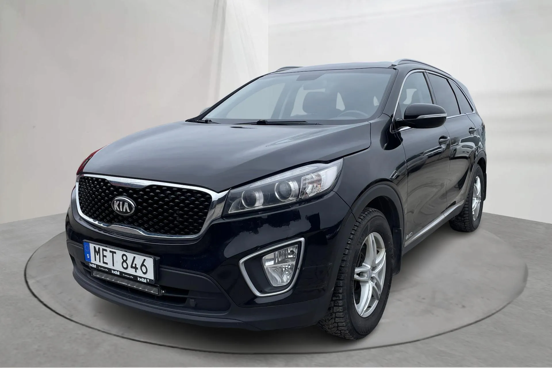 Presentation photo 1 of 18: KIA Sorento 2.2 CRDi (200hk) - 211 550 km - Automatic - black - 2016
