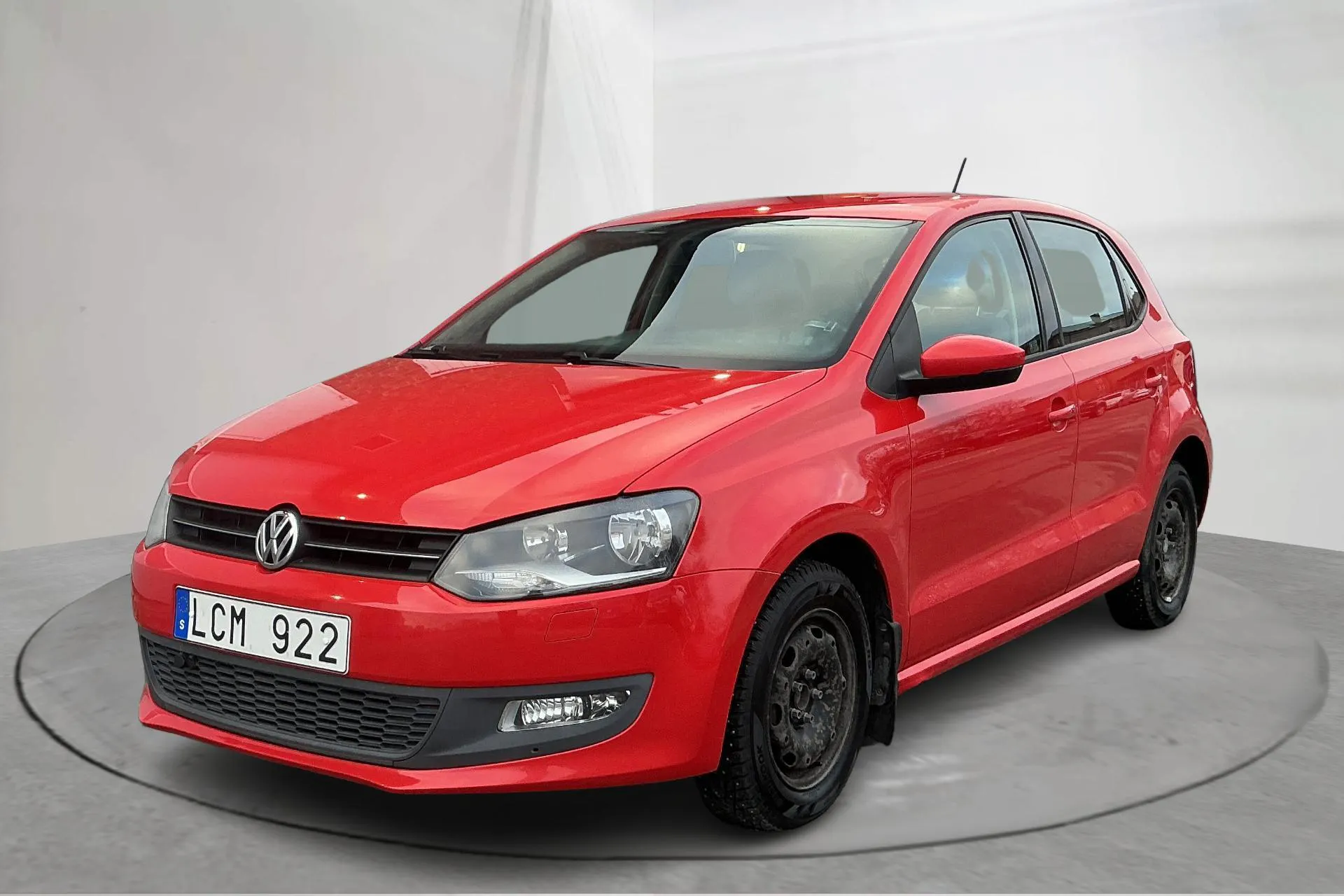 Presentationsfoto 1 av 13: VW Polo 1.4 5dr (85hk) - 18 883 mil - Manuell - röd - 2011