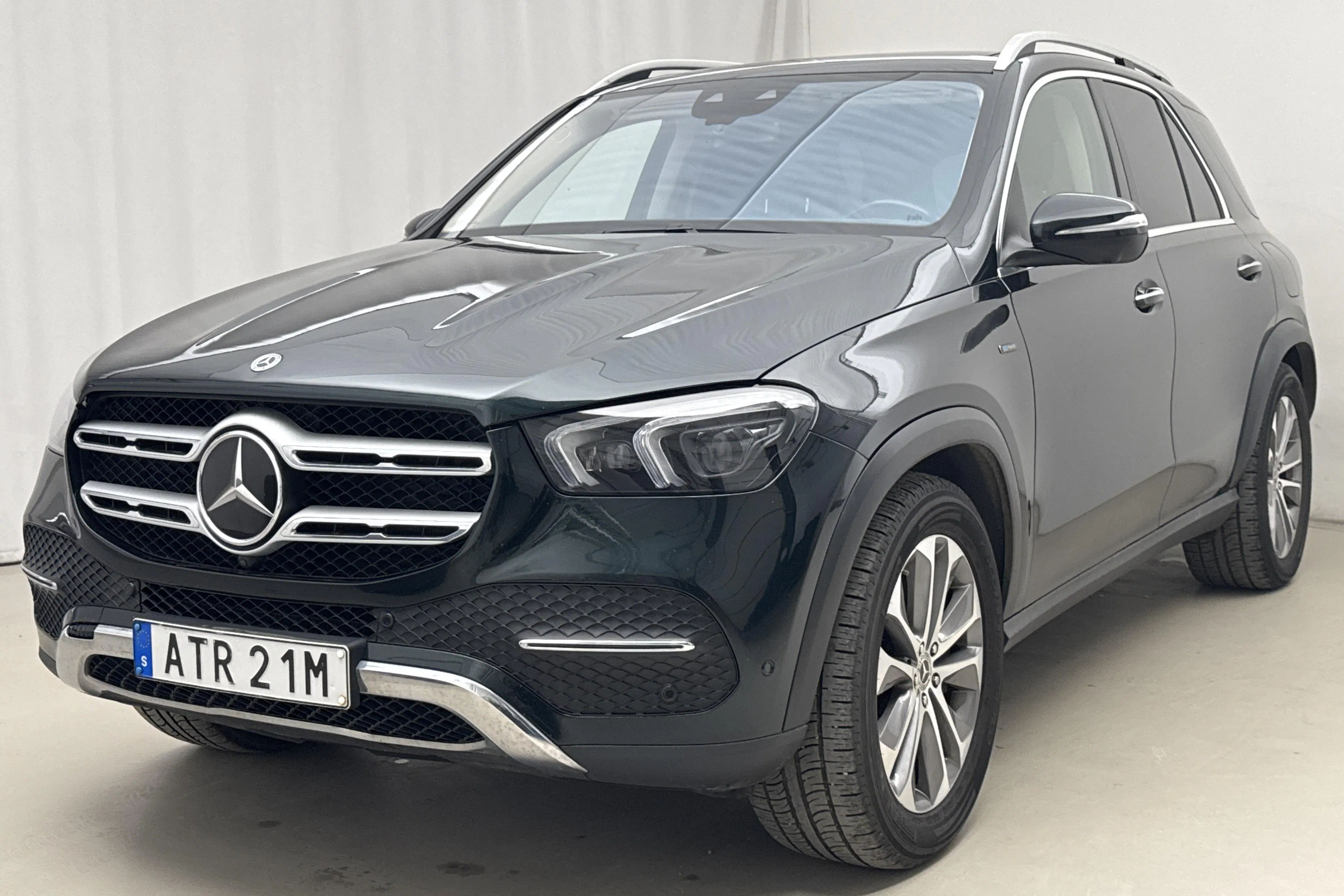 Presentation photo 1 of 27: Mercedes GLE 350 de 4MATIC V167 (306hk) - 117 050 km - Automatic - green - 2021