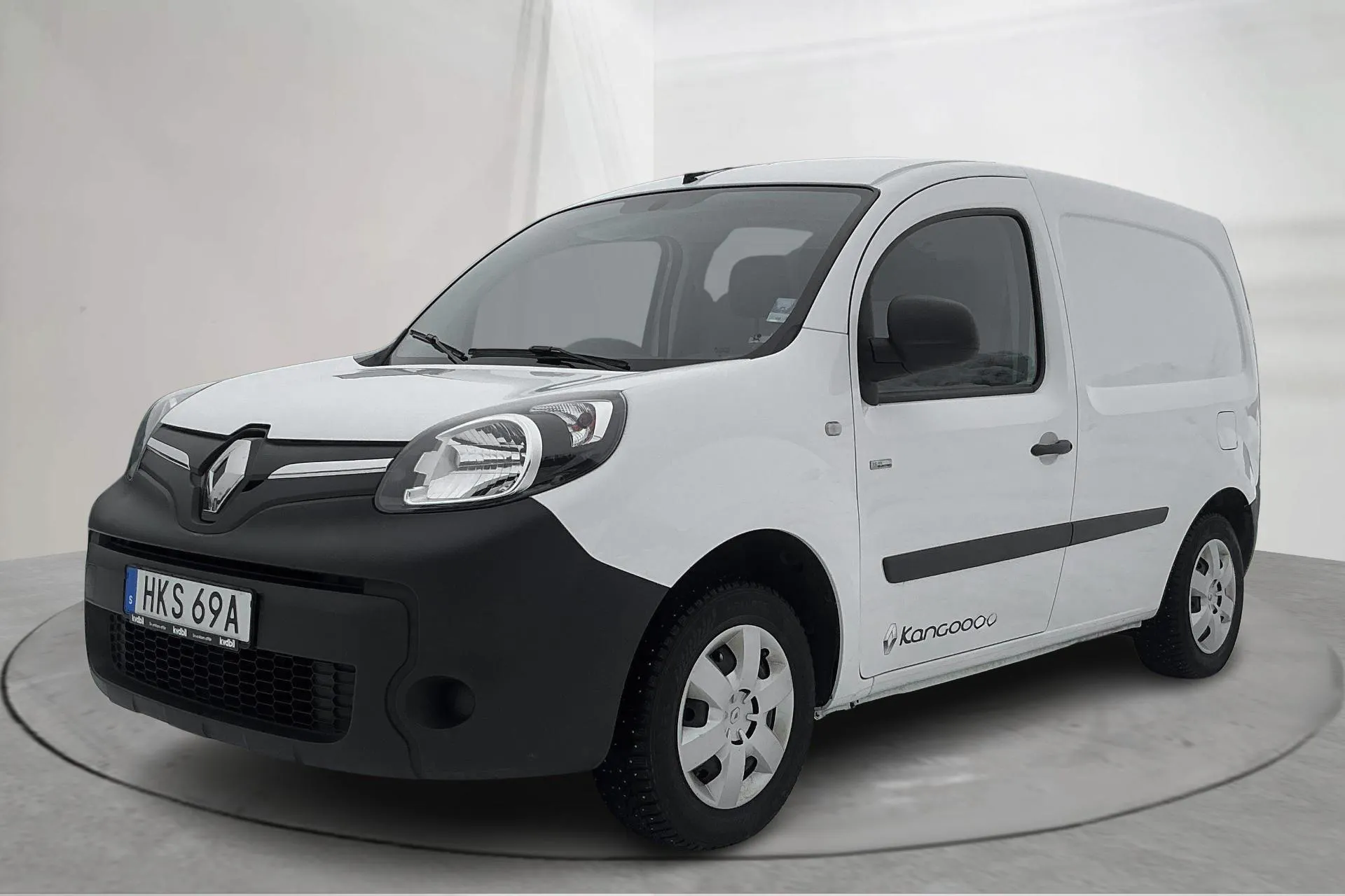 Presentationsfoto 1 av 16: Renault Kangoo Z.E Power Plus 33kWh Skåp (60hk) - 6 732 mil - Automat - vit - 2019