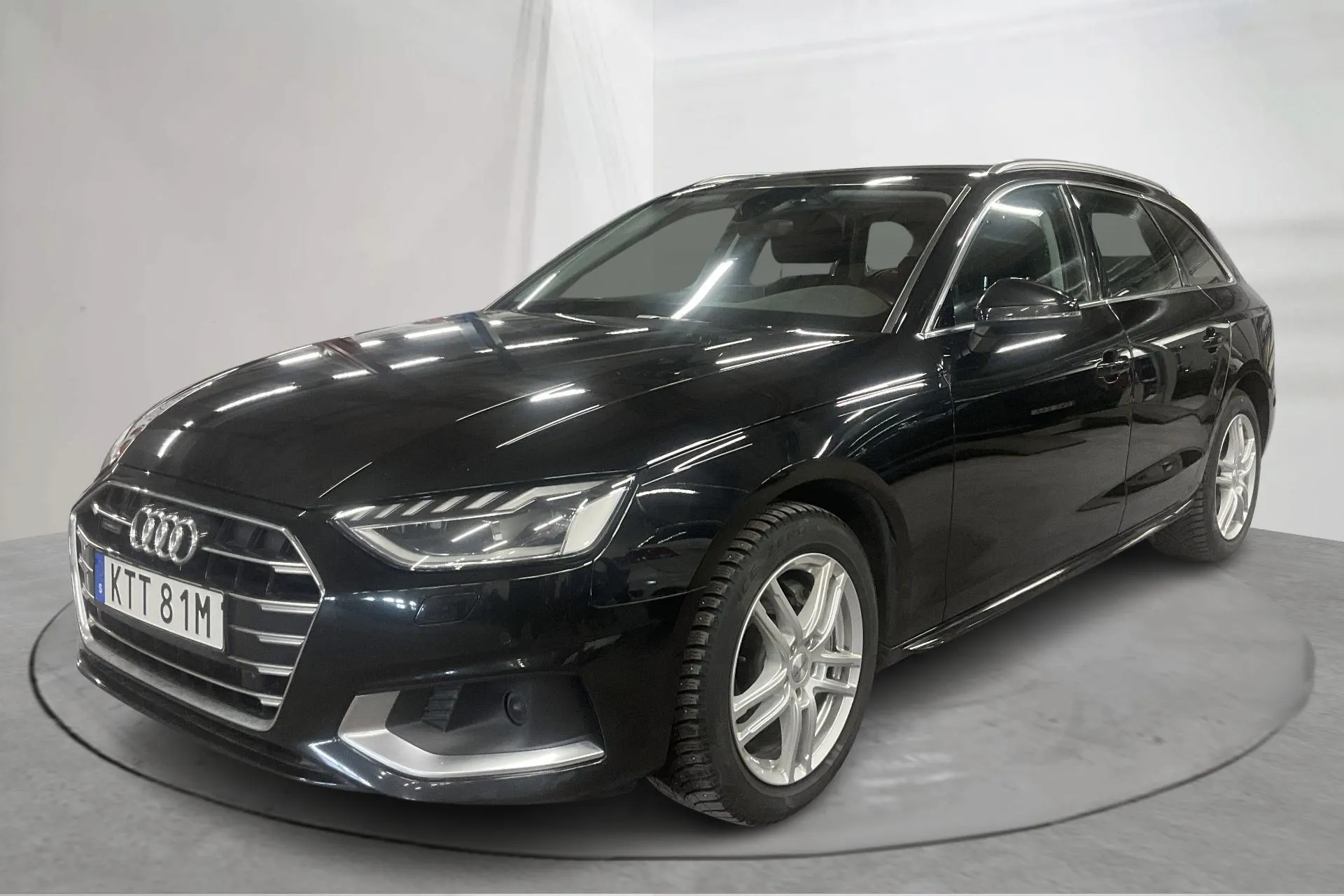 Presentation photo 1 of 14: Audi A4 Avant 40 TDI quattro (204hk) - 123 440 km - Automatic - black - 2021