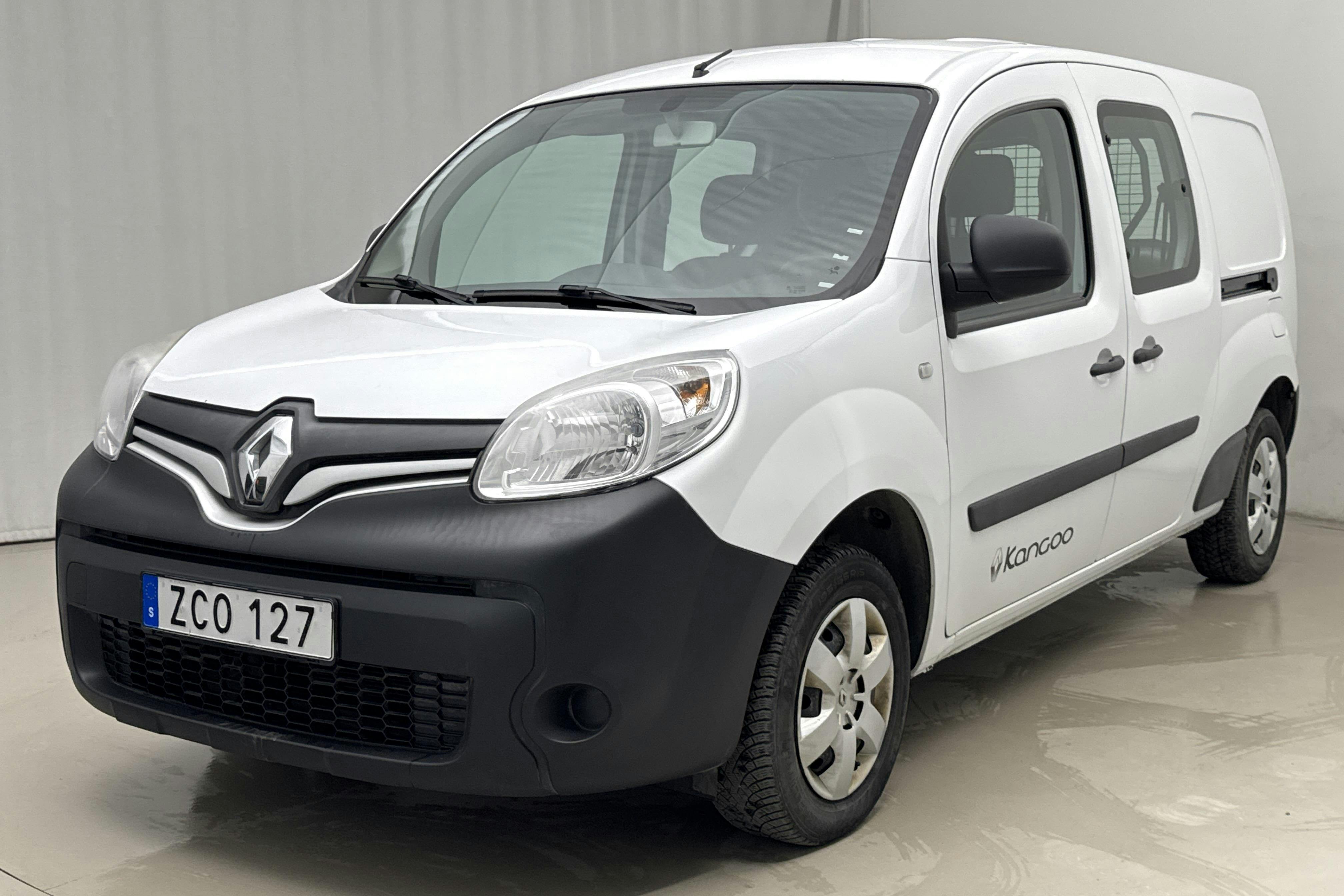 Presentation photo 1 of 12: Renault Kangoo 1.5 dCi Maxi Skåp (110hk) - 92 240 km - Manual - white - 2018