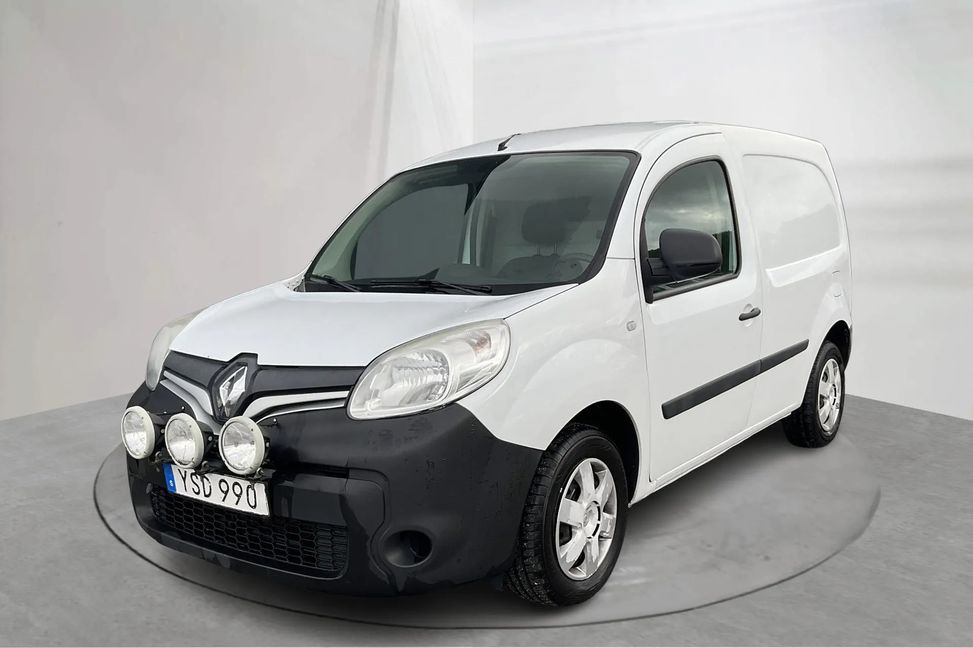 Presentationsfoto 1 av 13: Renault Kangoo 1.5 dCi Skåp (75hk) - 22 648 mil - Manuell - vit - 2018