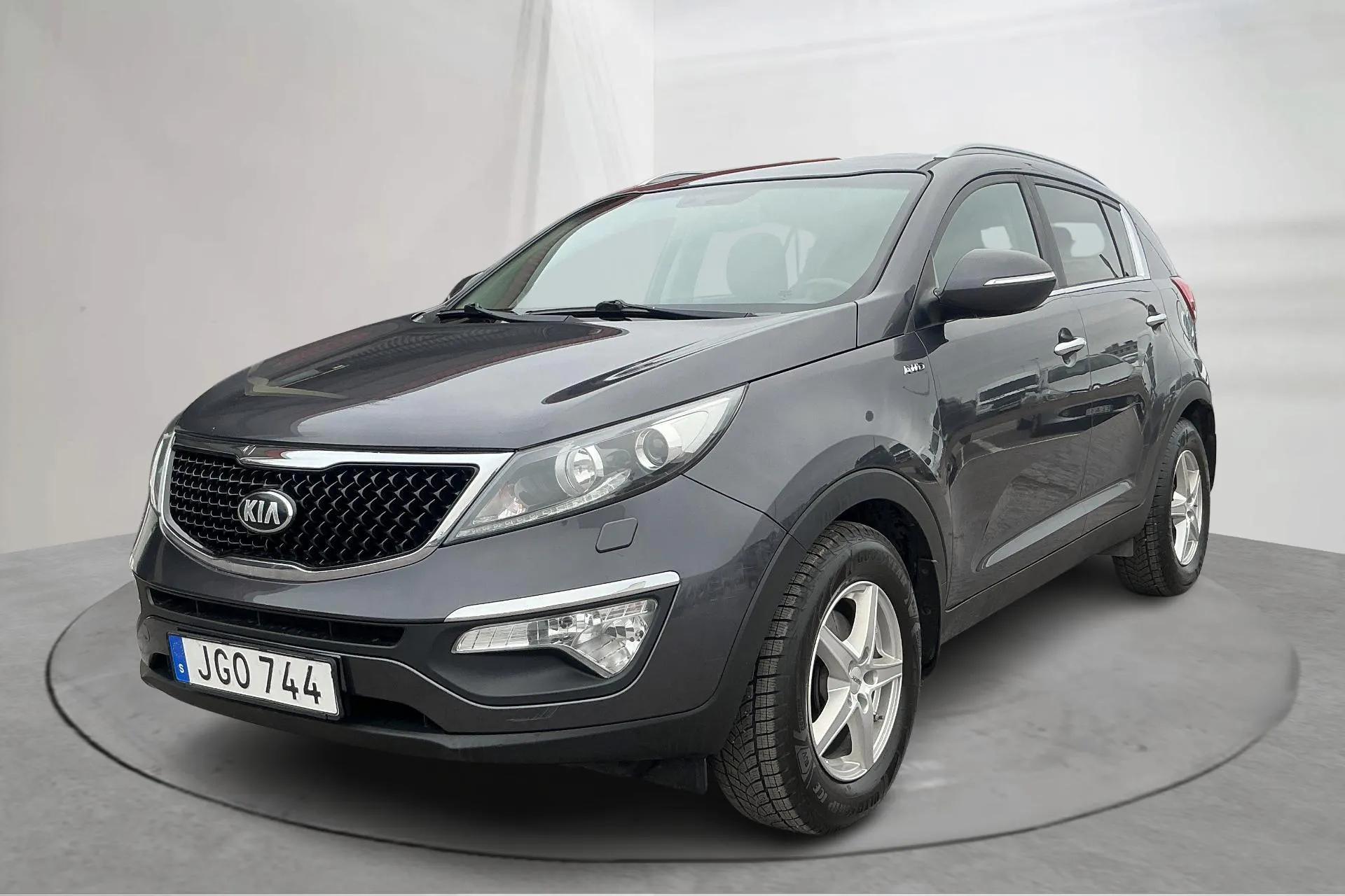 Presentationsfoto 1 av 11: KIA Sportage 2.0 CRDi AWD (184hk) - 24 527 mil - Automat - grå - 2015