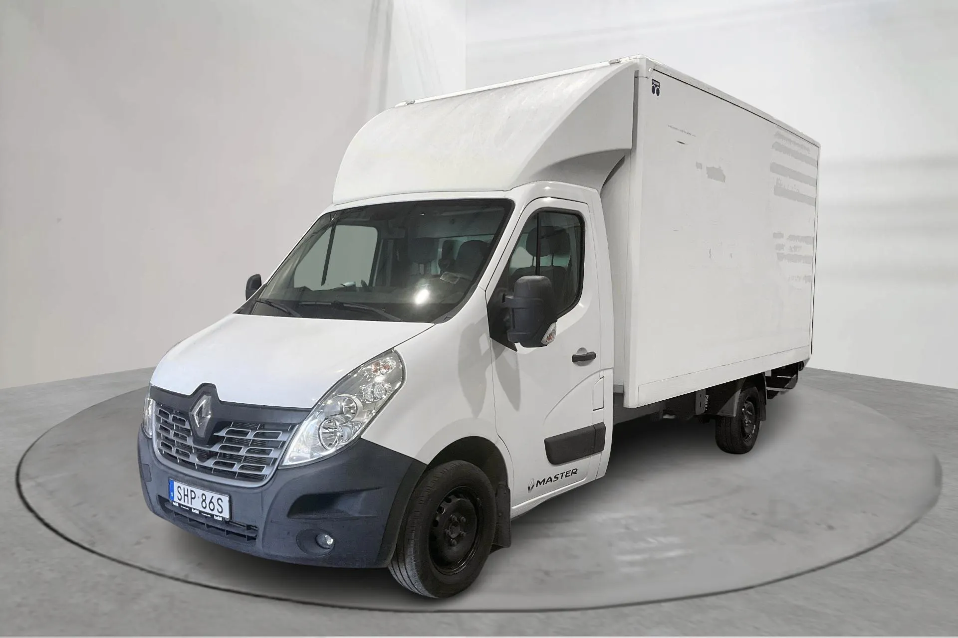 Presentationsfoto 1 av 14: Renault Master 2.3 dCi Pickup/Chassi 2WD (170hk) - 2 916 mil - Automat - vit - 2019